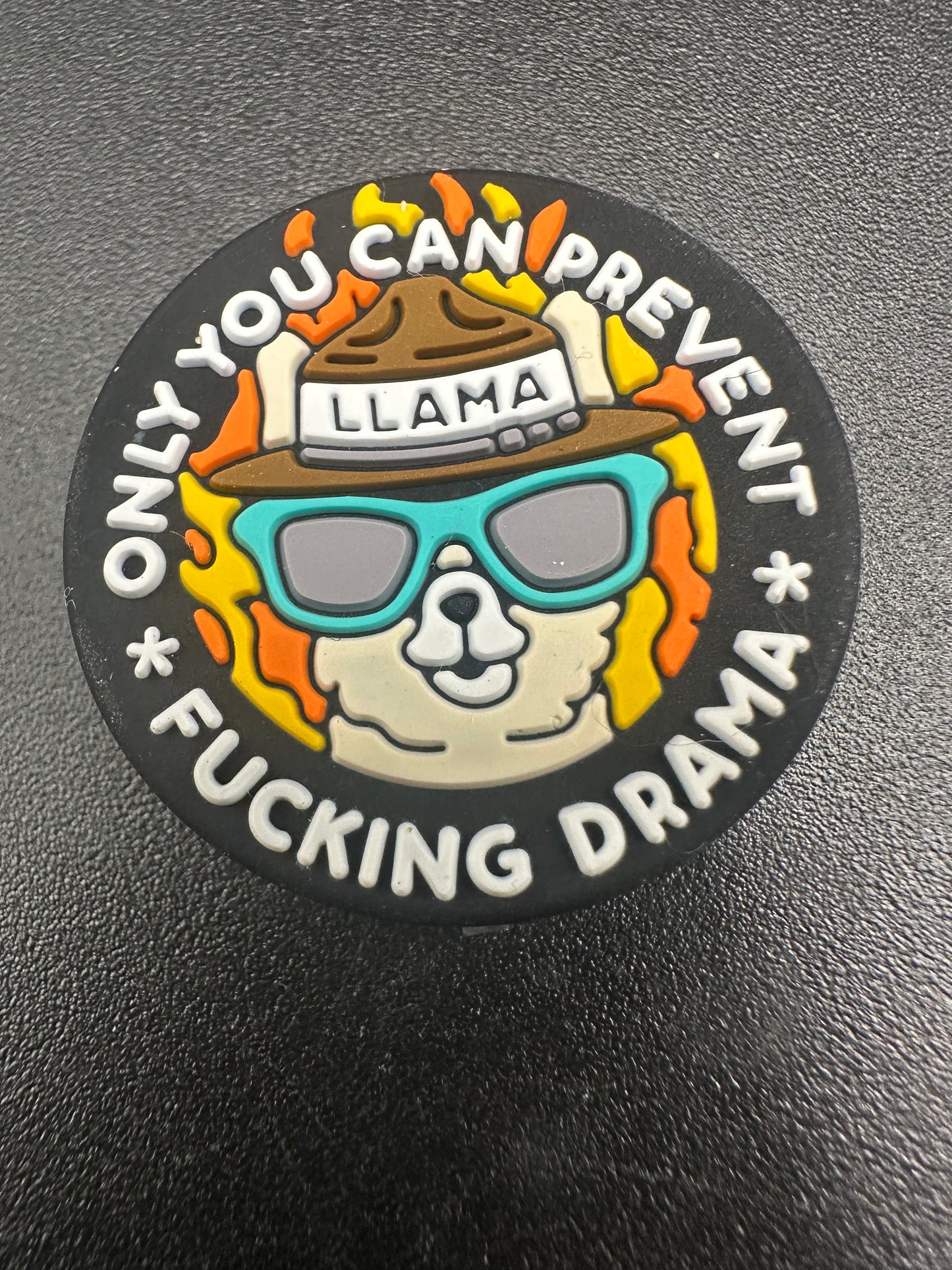 drama llama focal bead