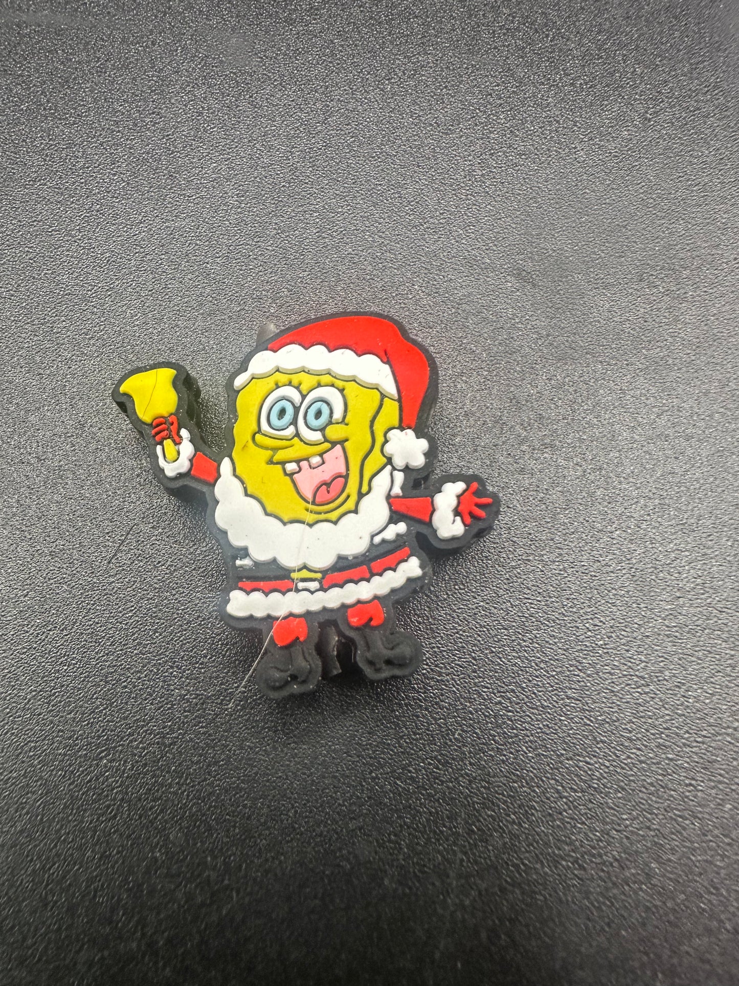 sponge people Christmas focal beads