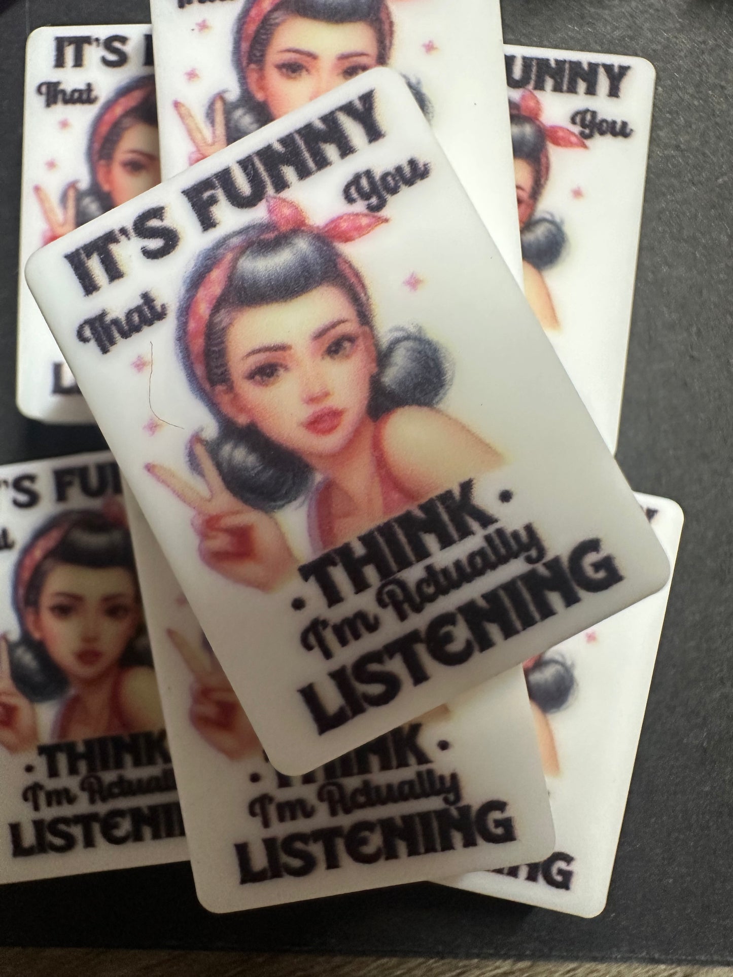 It's funny that you think I'm actually listening focal bead