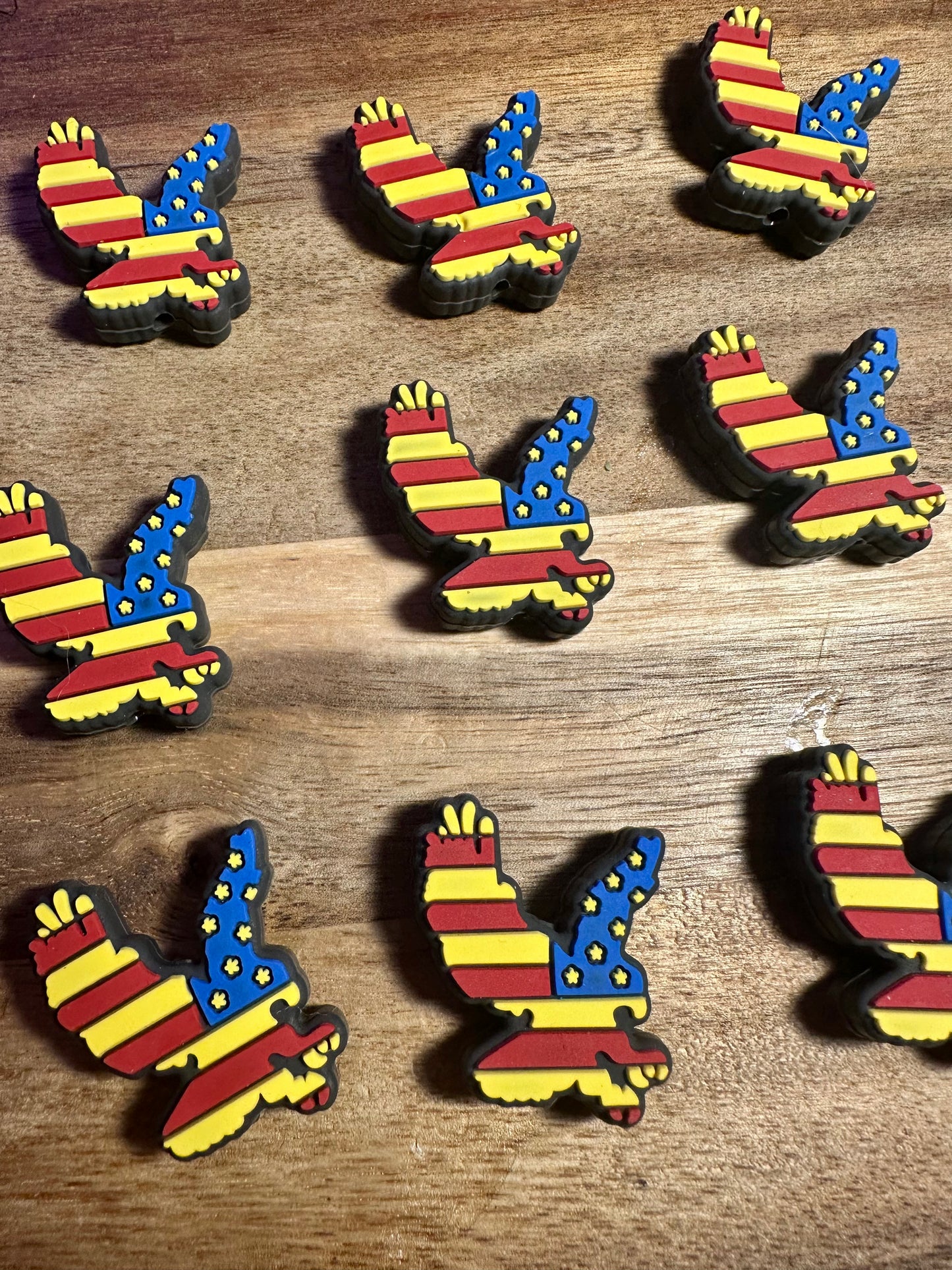 Trump silicone focal beads - Trump eagle