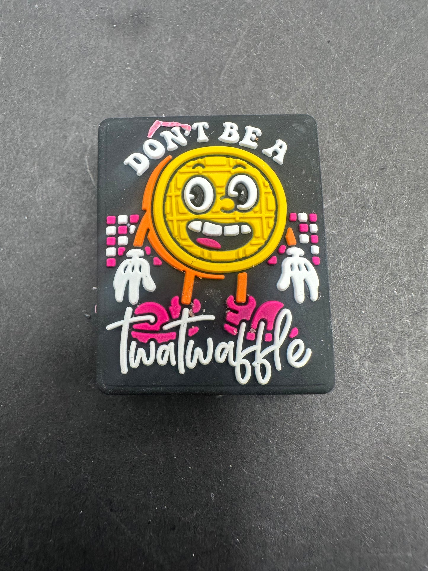 Don't be a twatwaffle silicone focal bead