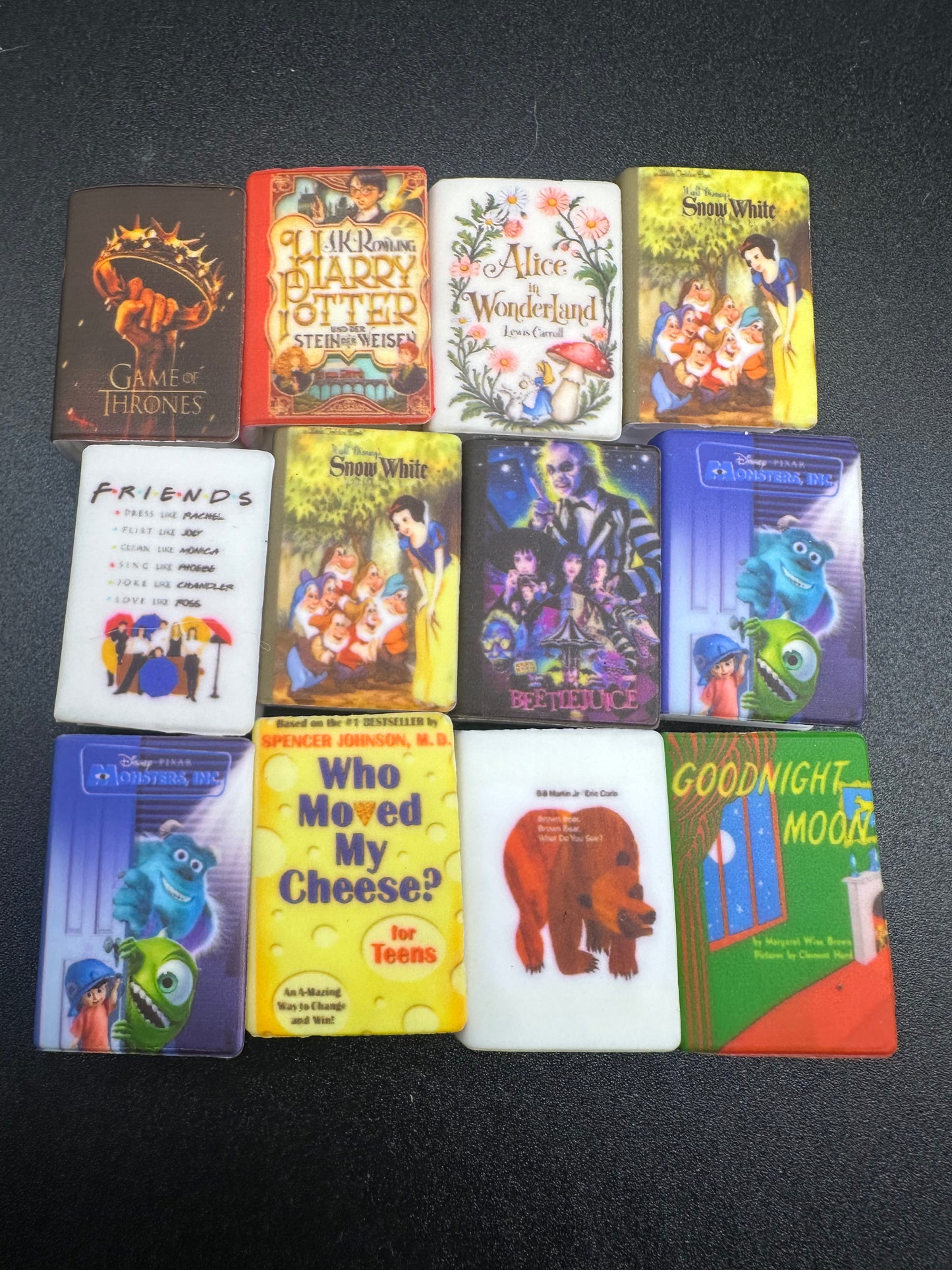 book focal beads