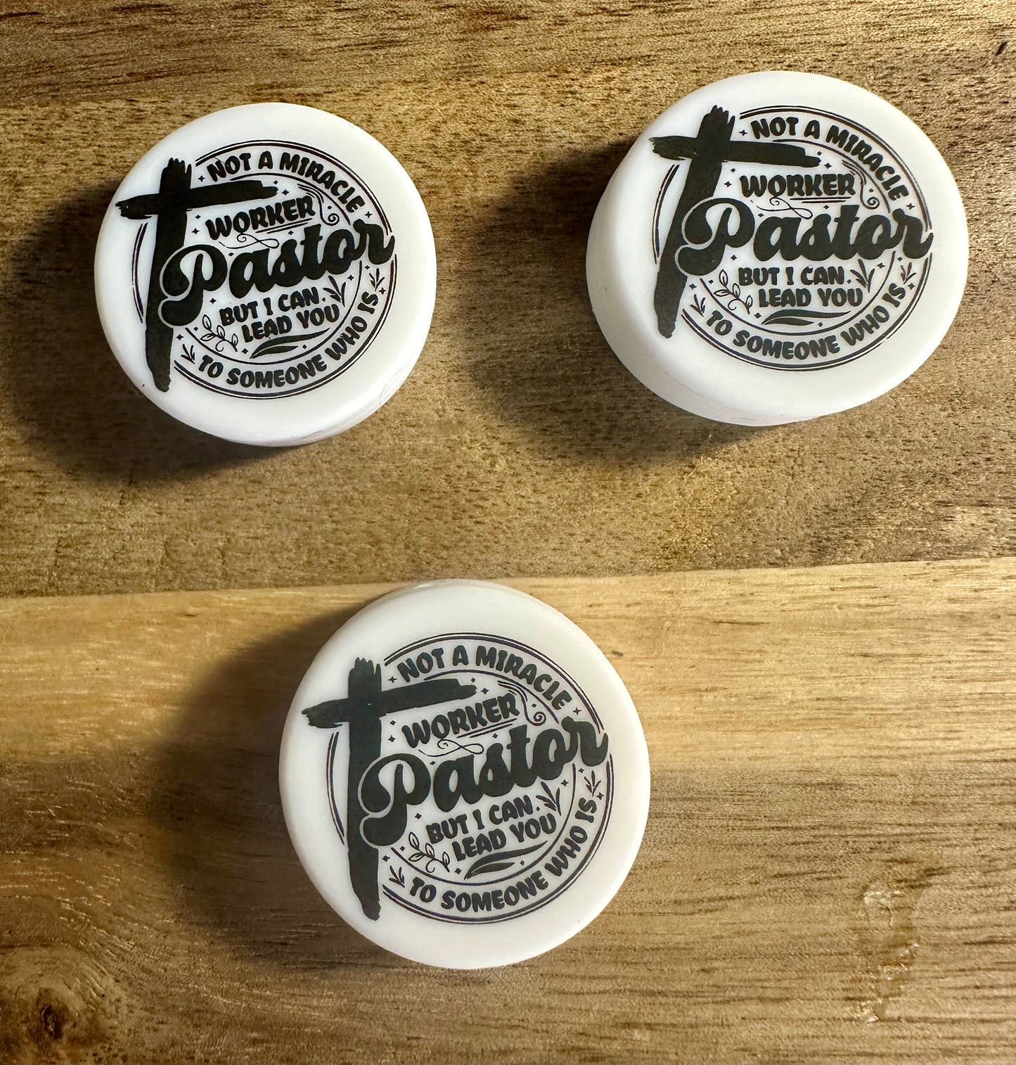 Pastor Silicone Focal Bead