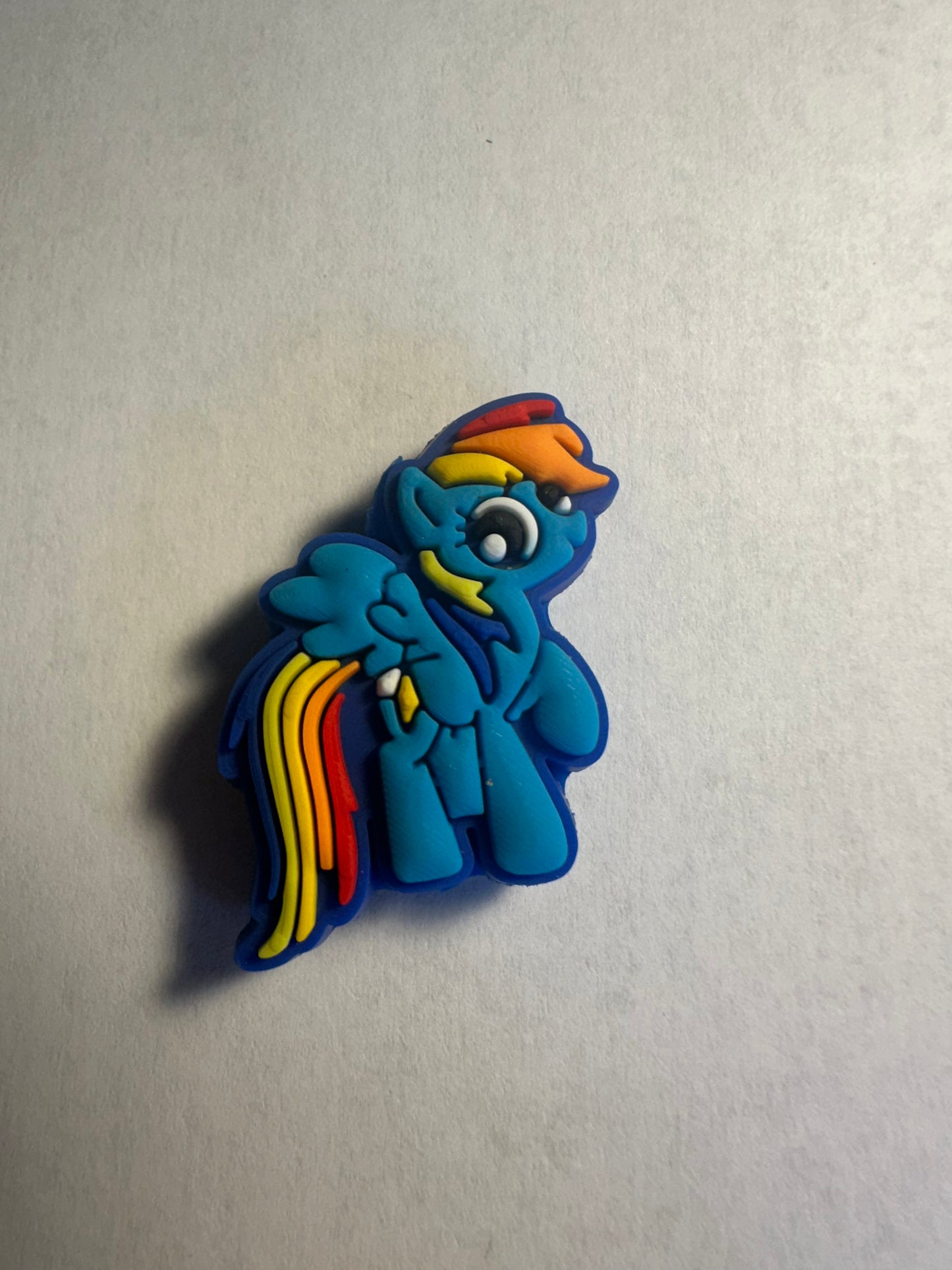 Rainbow pony focal bead