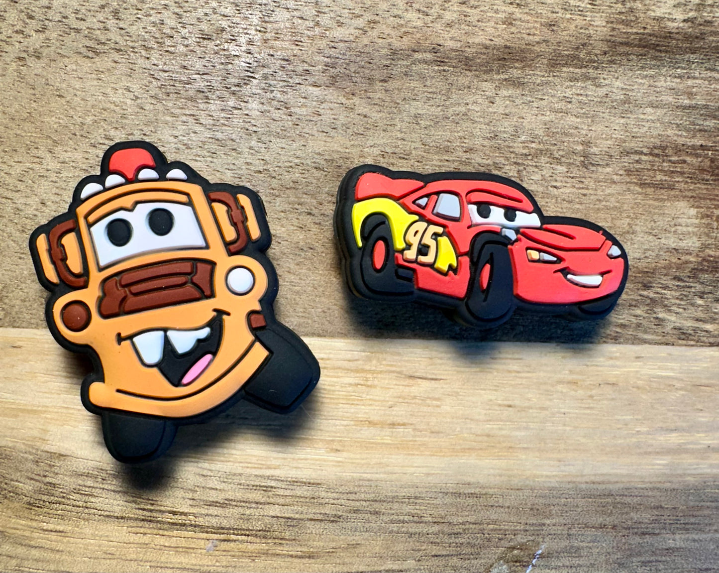 Cartoon car and truck focal beads