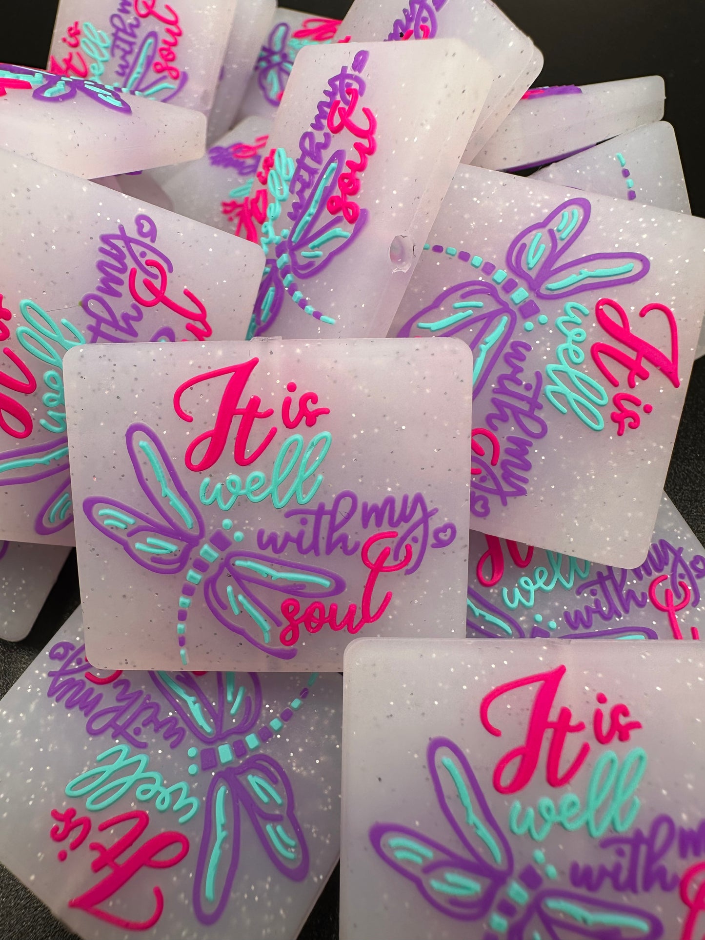 It is well with my soul, focal bead