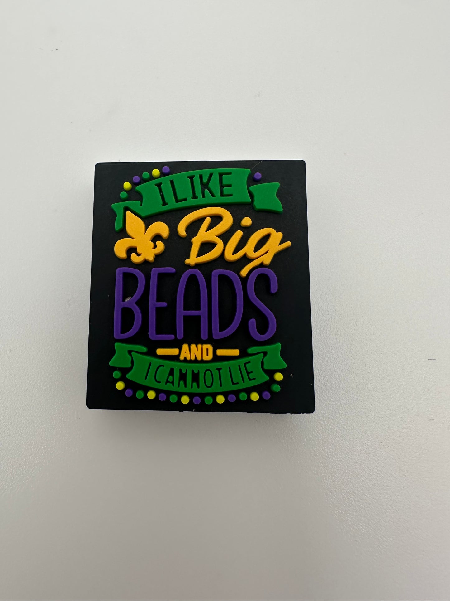 Mardi Gras, Louisiana focal bead
