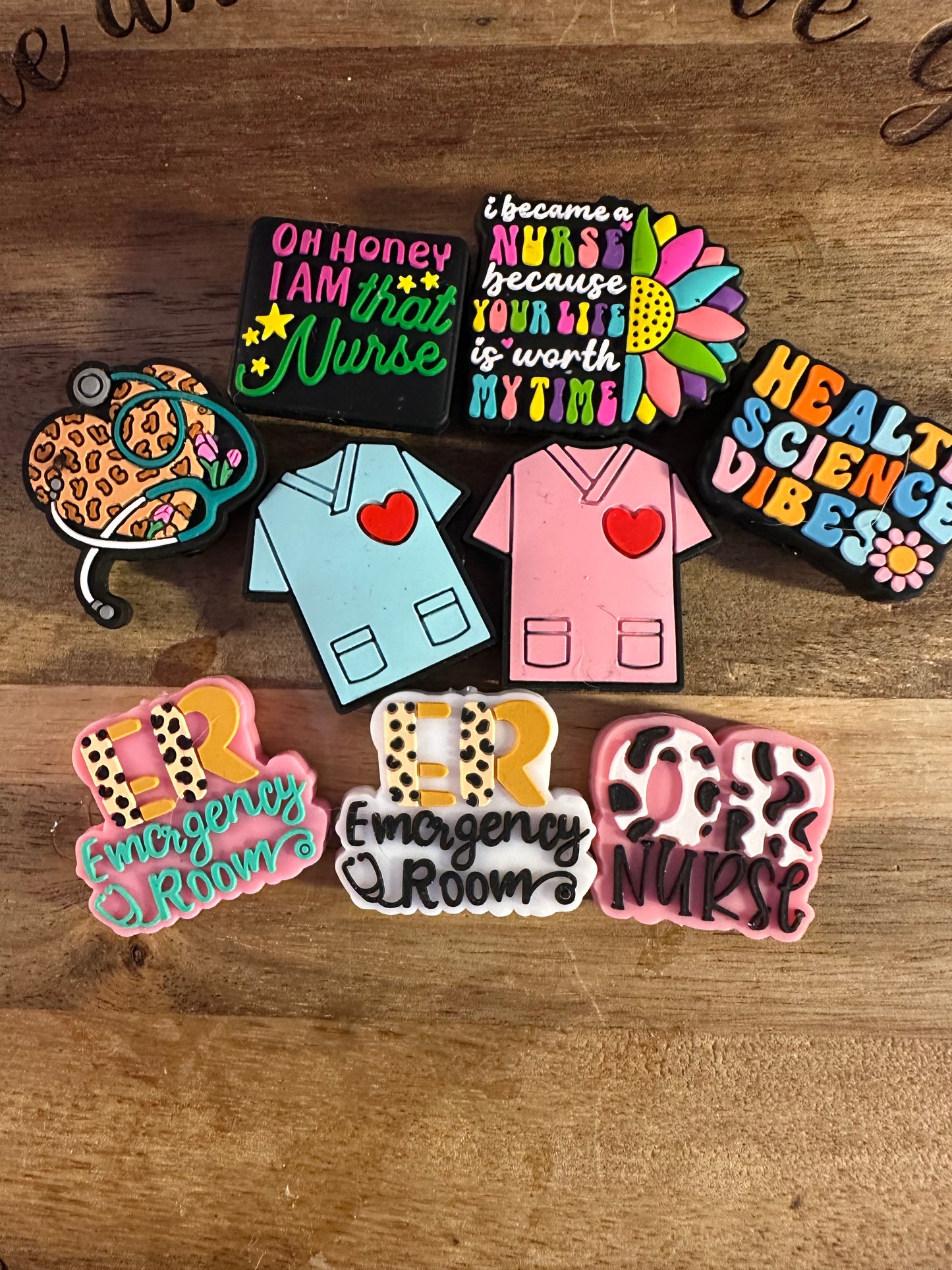 Nursing, Health science focal beads