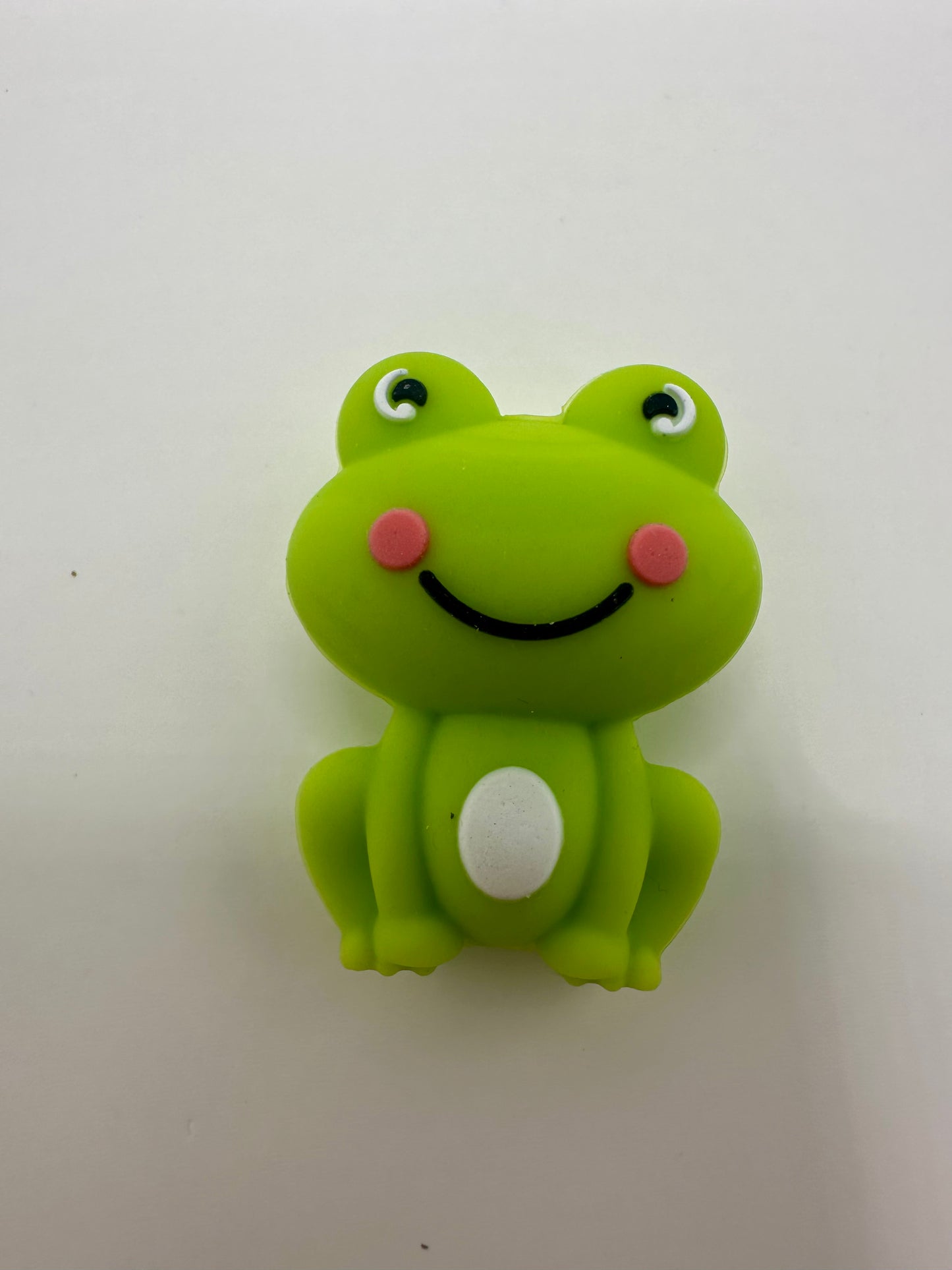 3d cute smiling frog focal bead