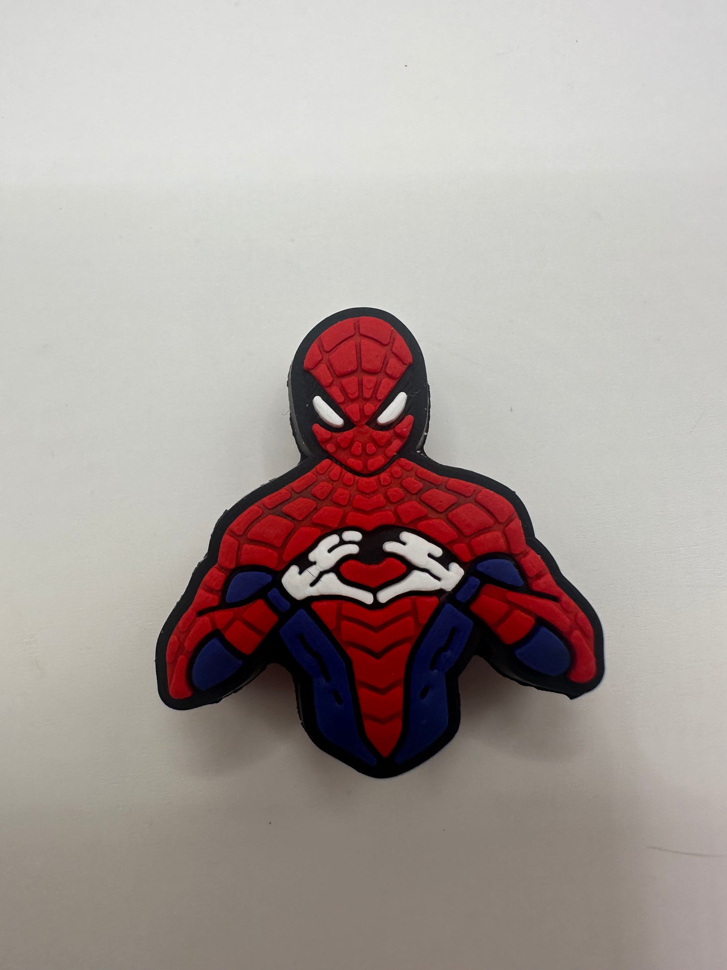 Superhero silicone focal bead