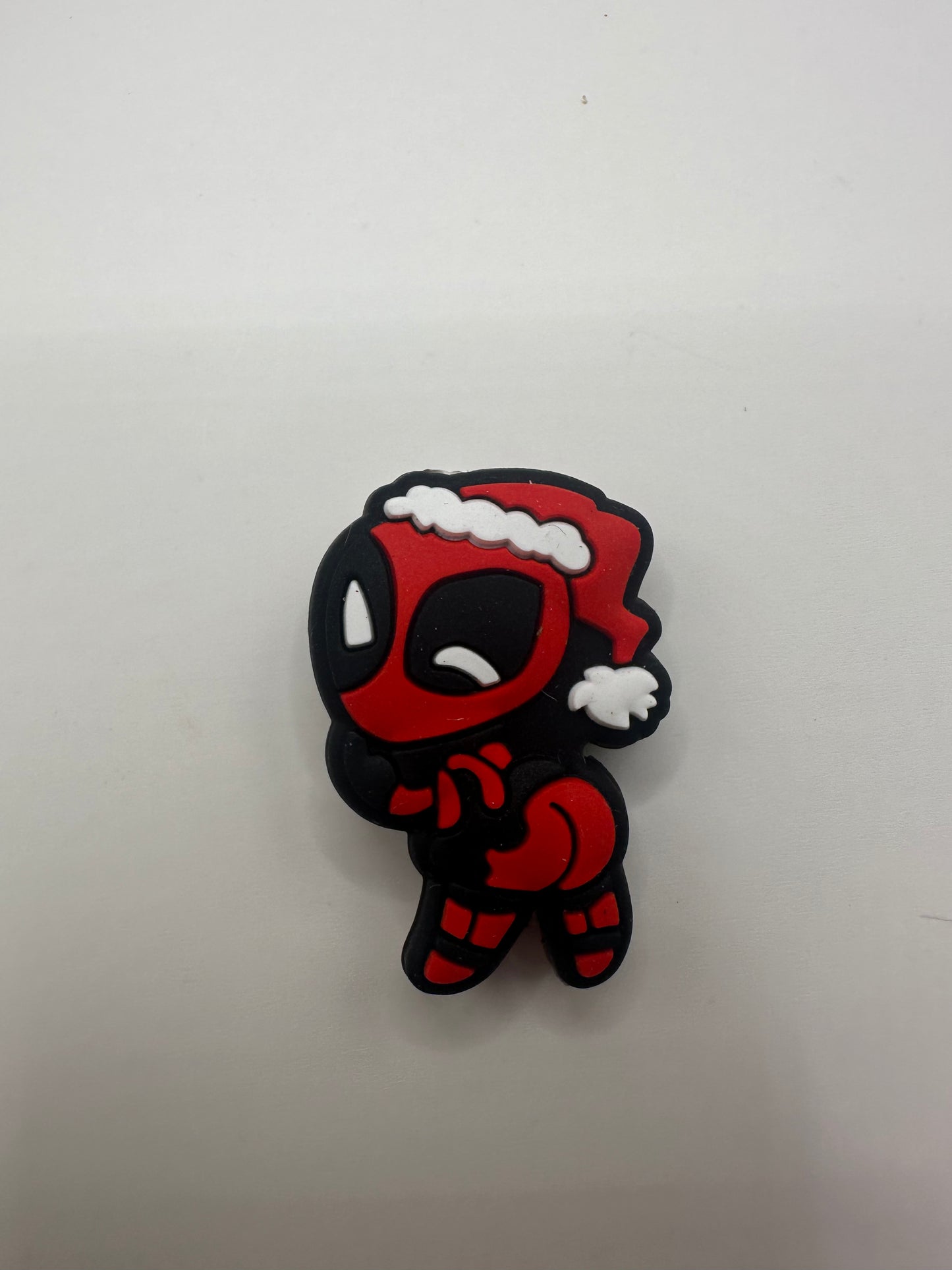 Superhero silicone focal bead
