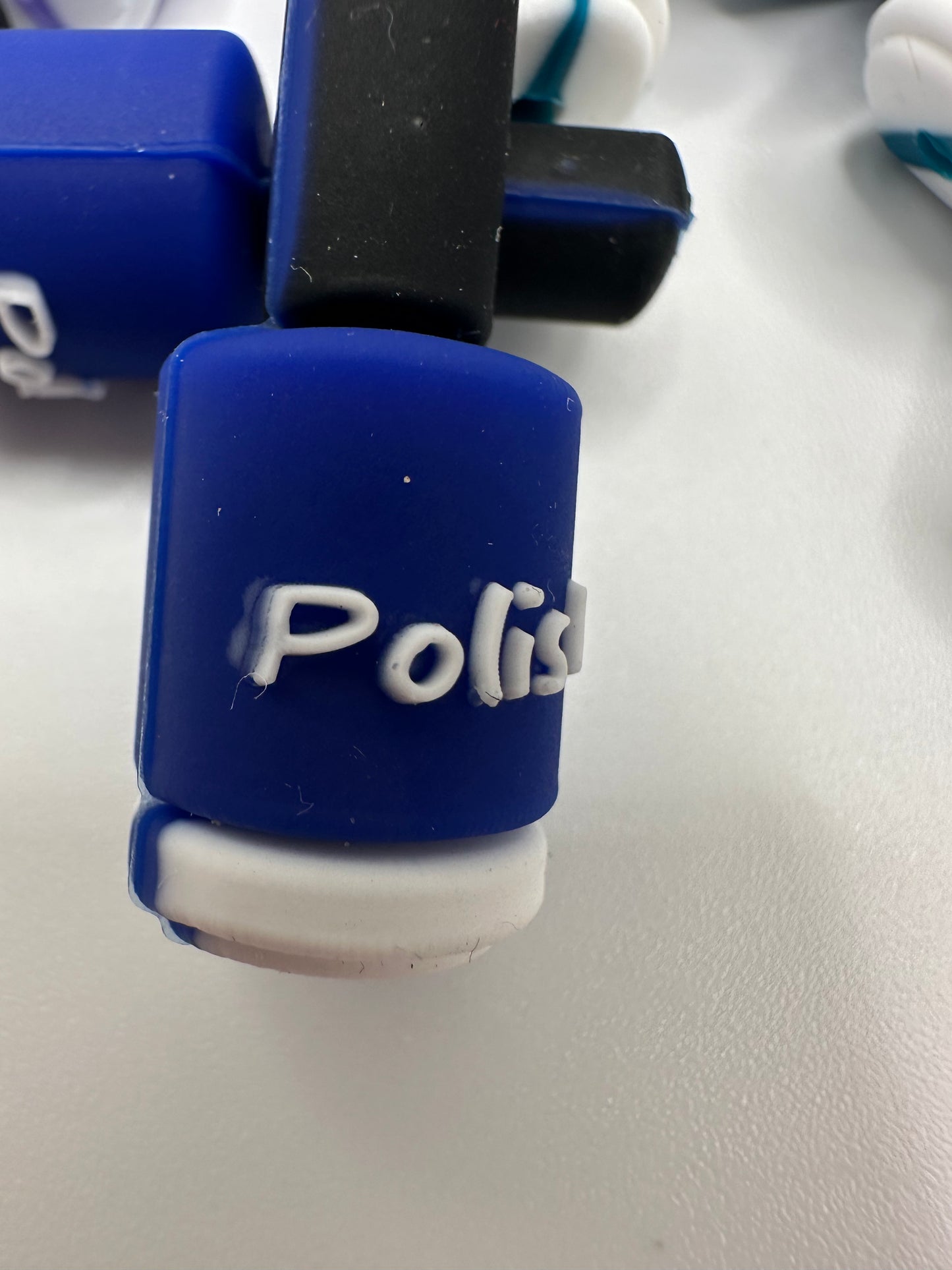 Nailpolish 3d focal bead