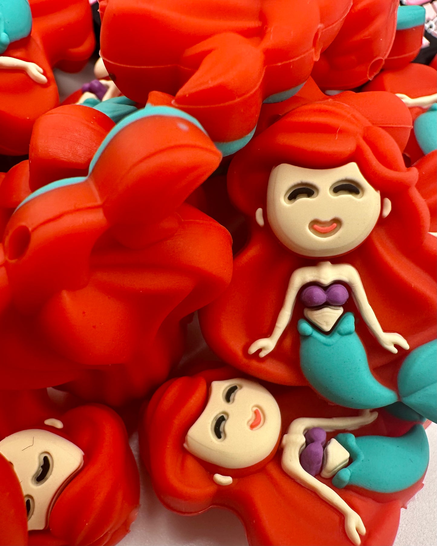mermaid focal bead 3d