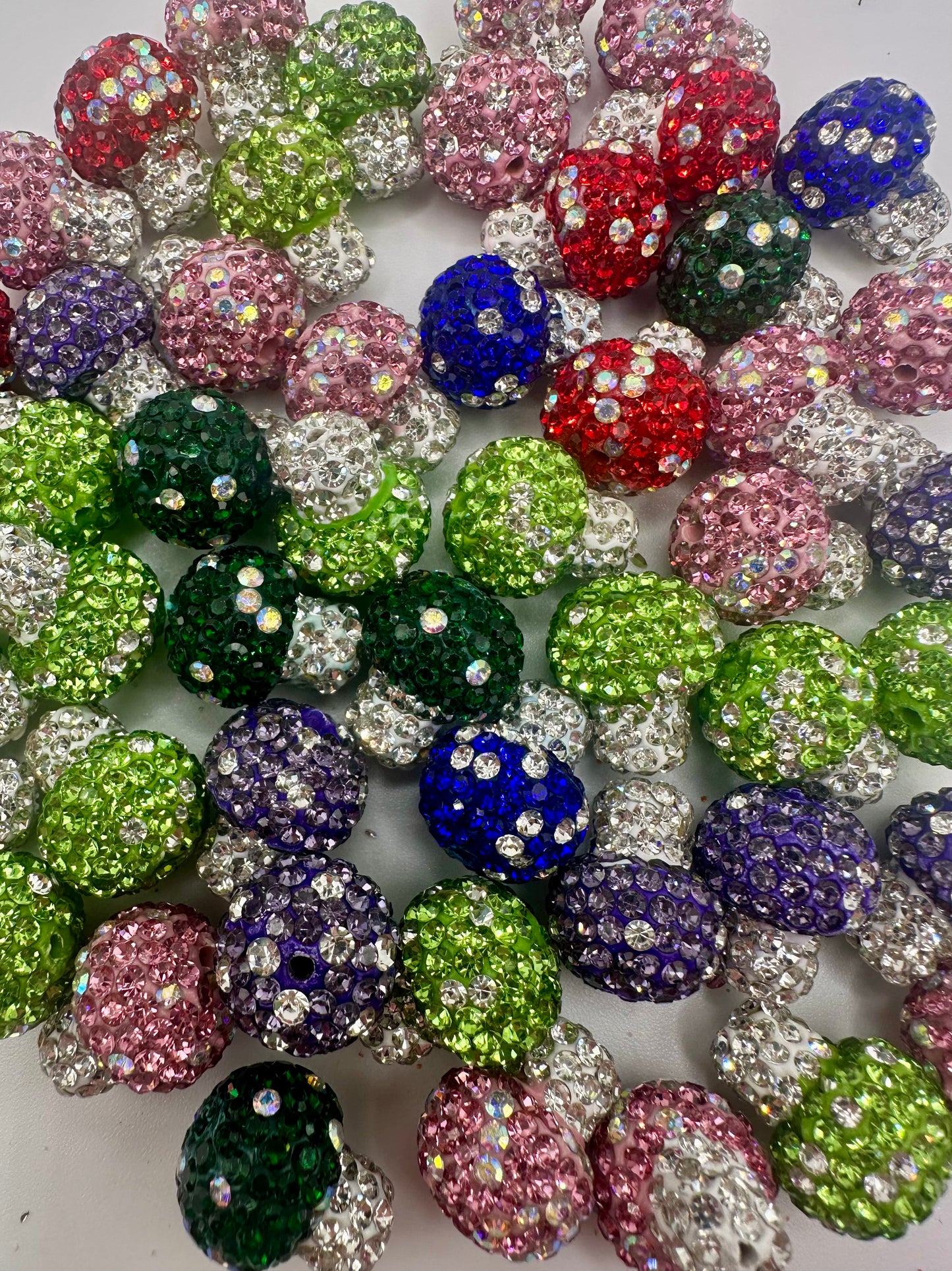 bling mushroom focal bead