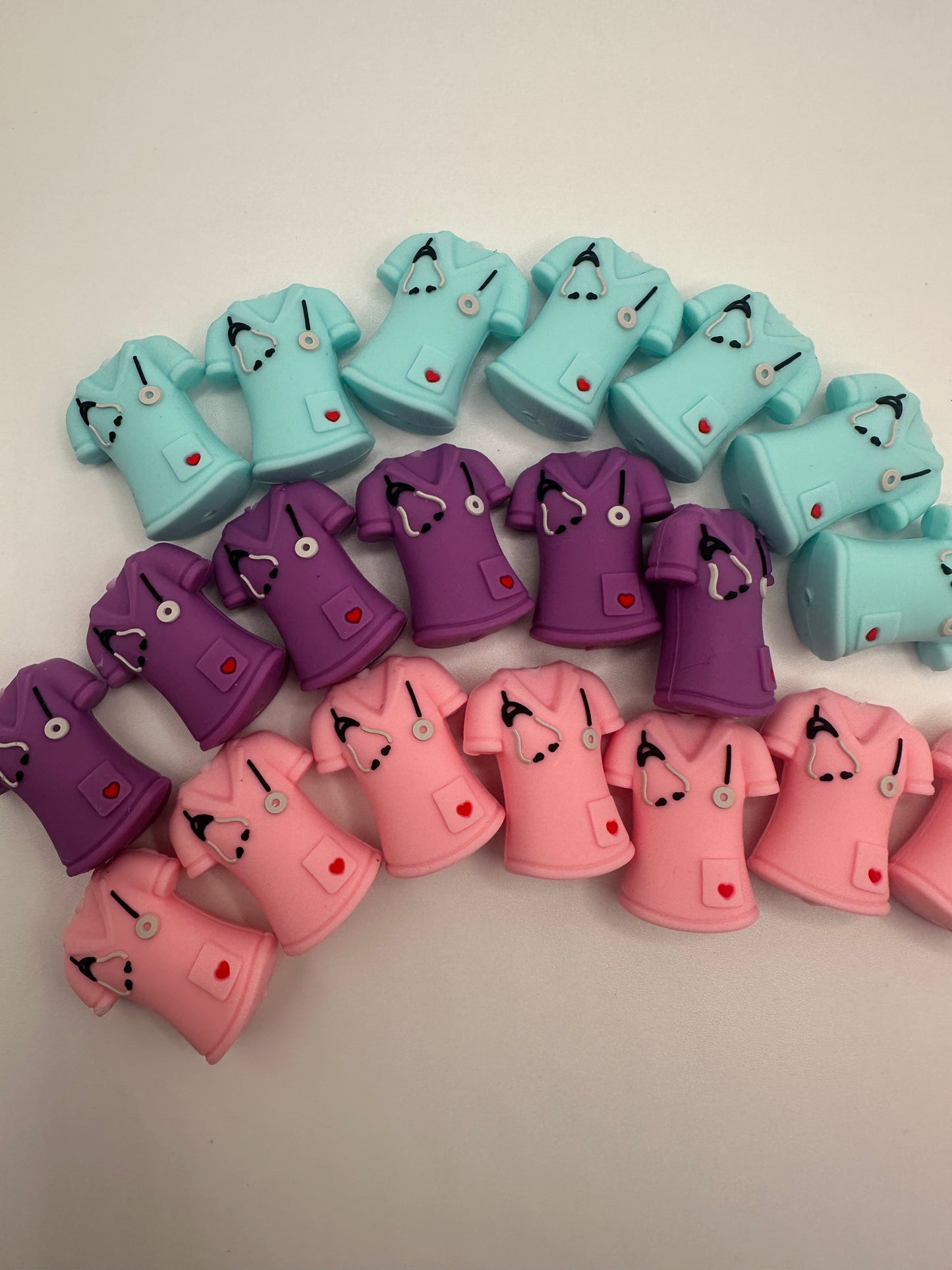 scrub top focal beads 3d
