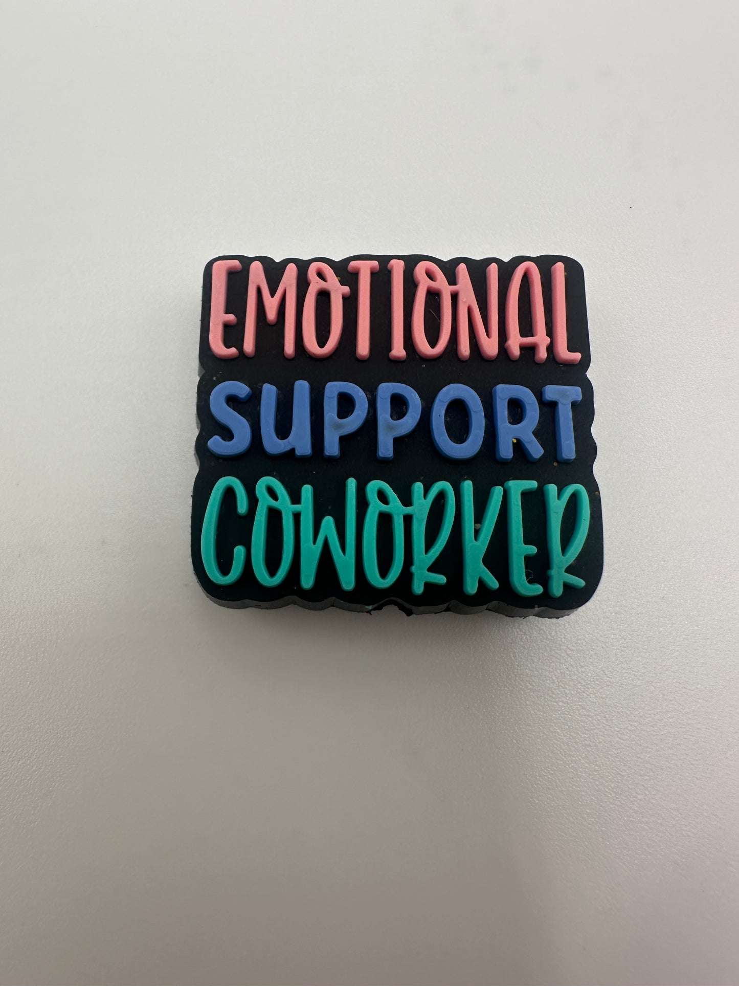 Emotional support co-worker focal bead
