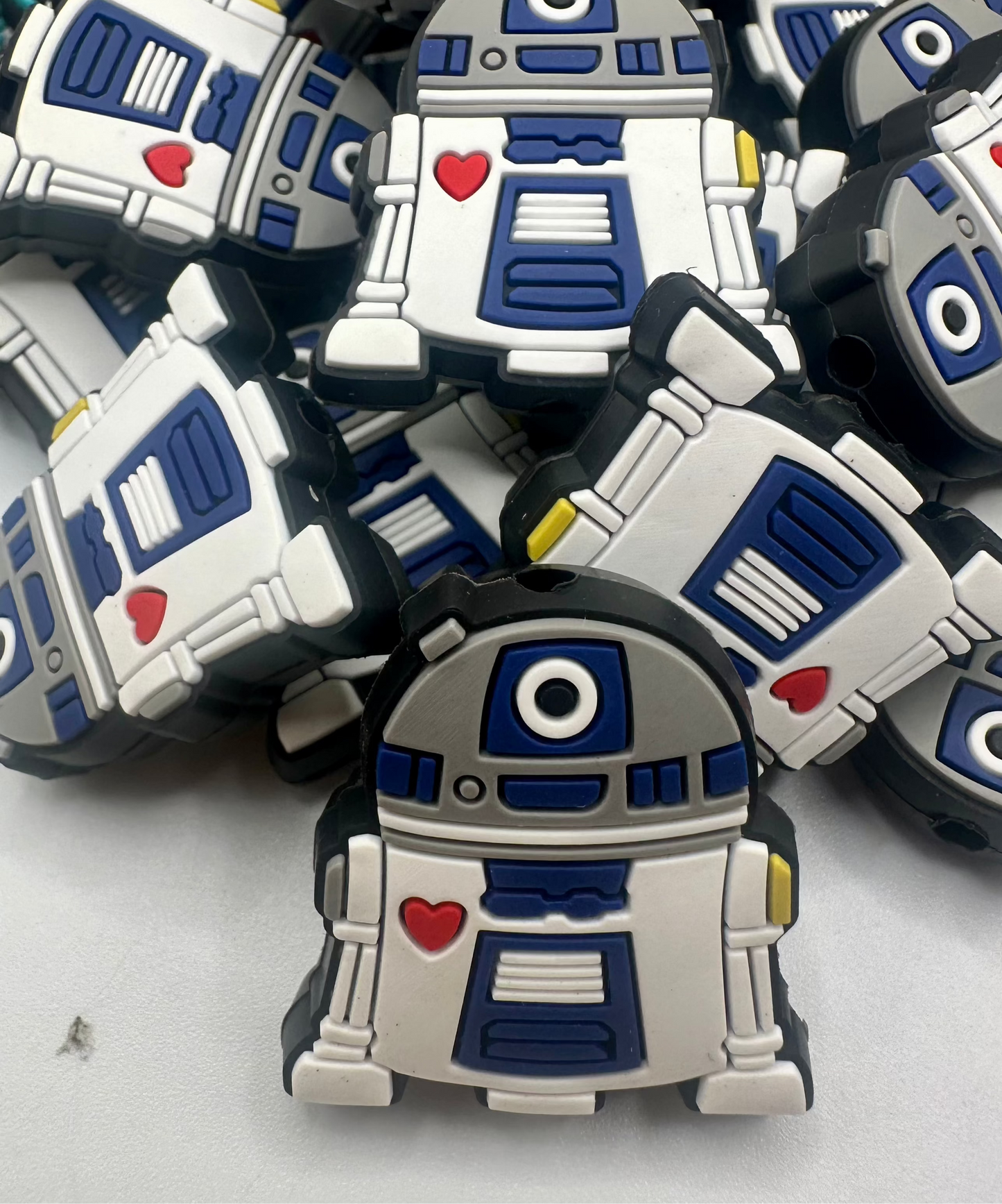 robot silicone focal bead