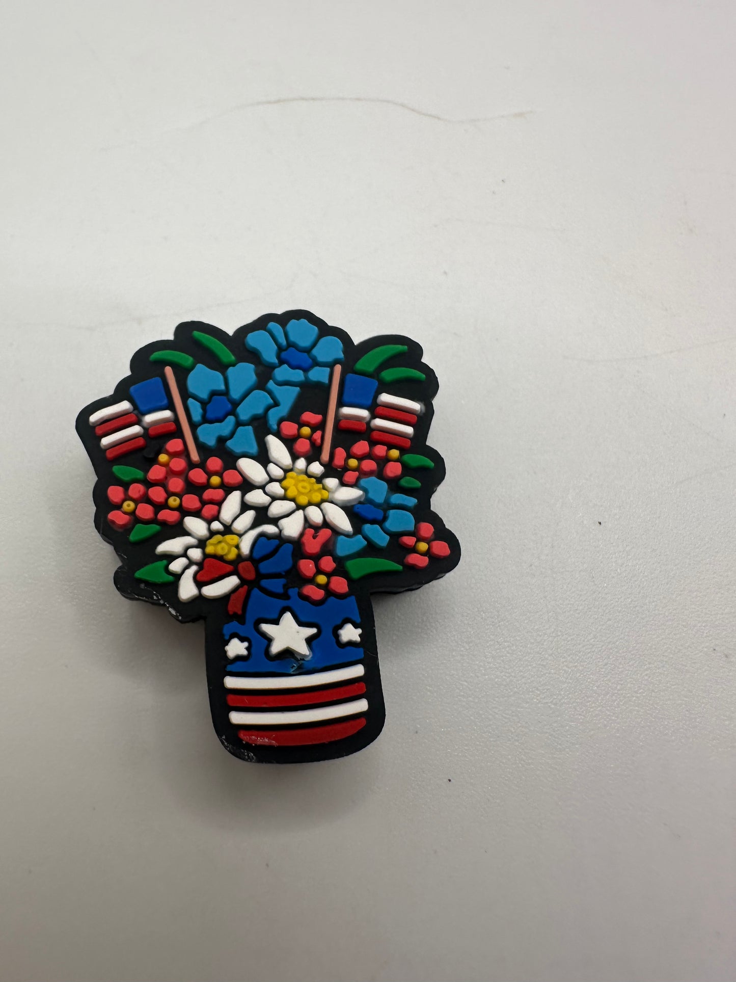 Patriotic, American focal beads