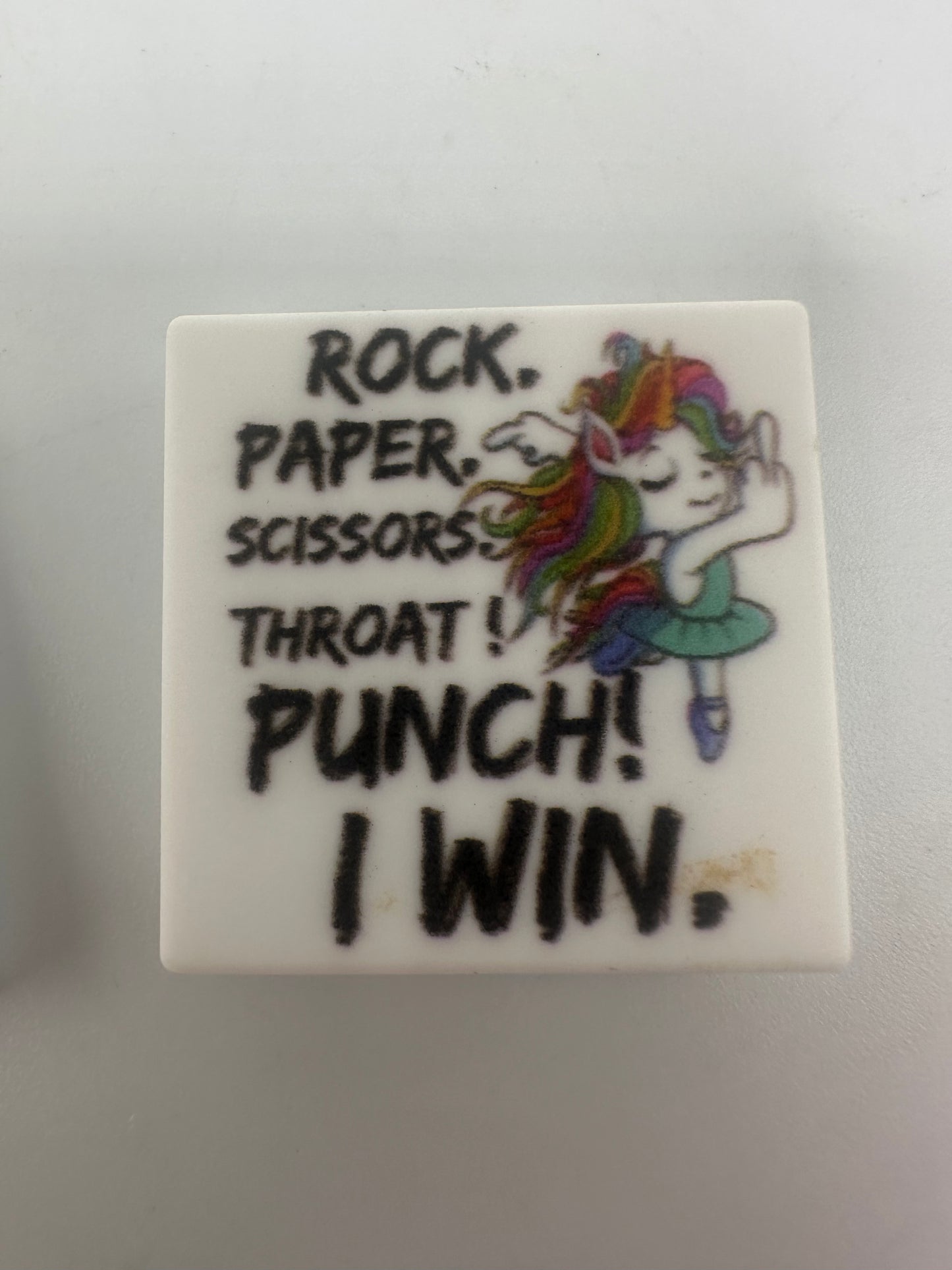 Sarcastic unicorn focal beads