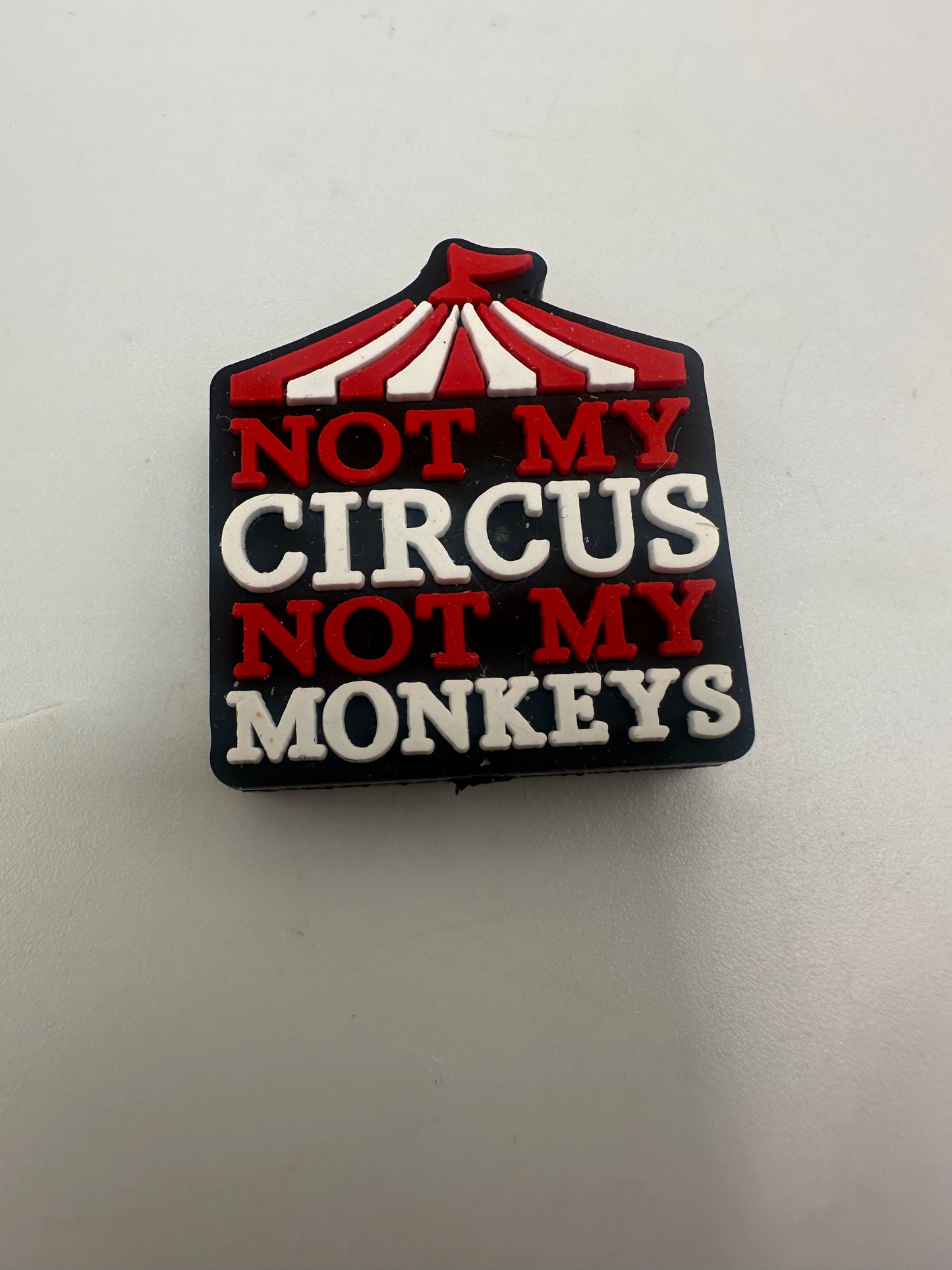 Not my circus not my monkeys focal bead