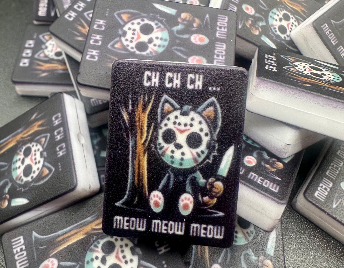 Ch Ch Ch....meow meow meow focal bead