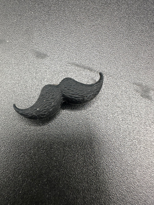 Mustache focal bead