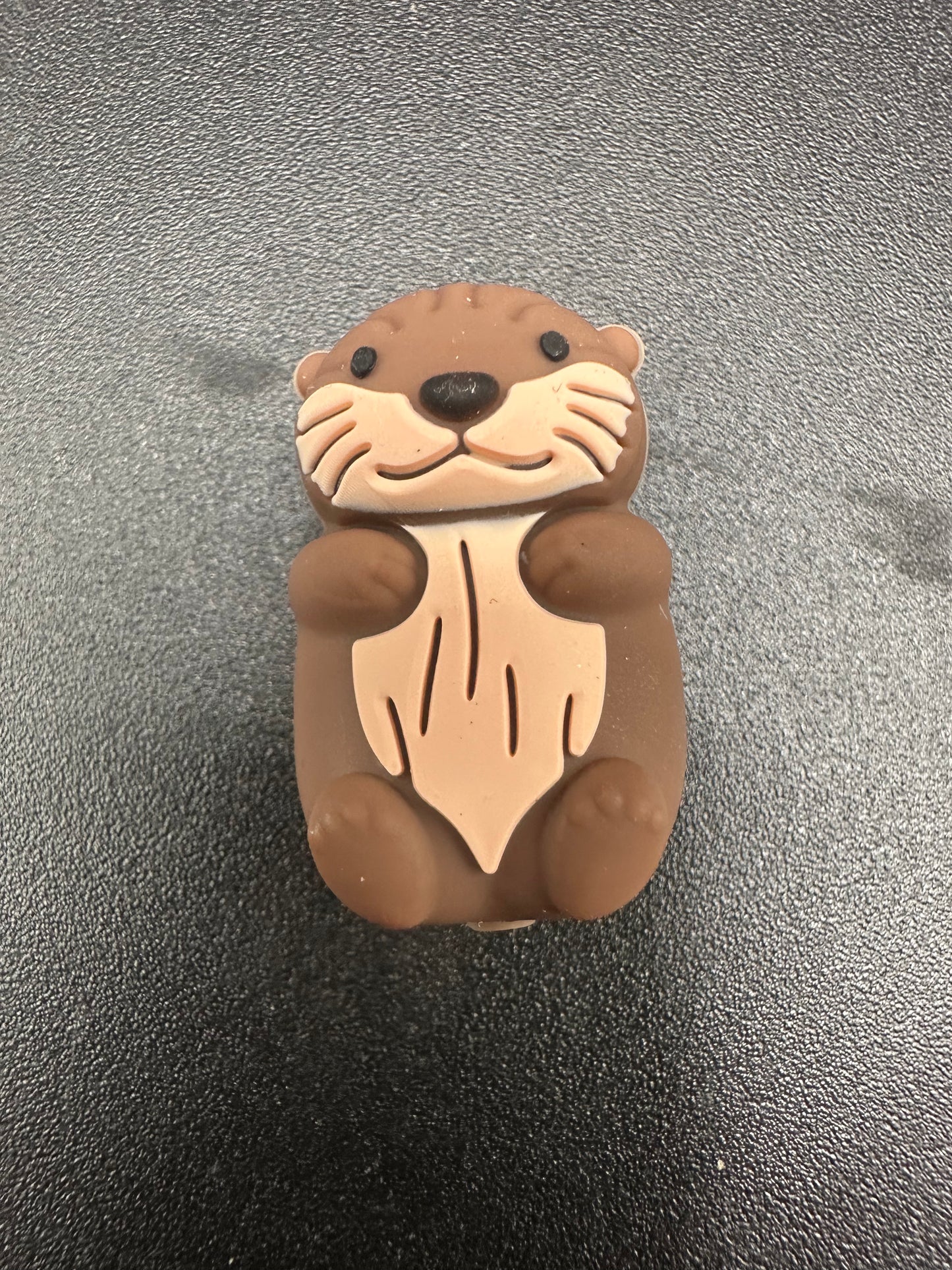 otter, beaver, gopher 3d focal bead