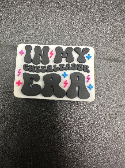 Cheerleader focal bead (in my cheerleader era)