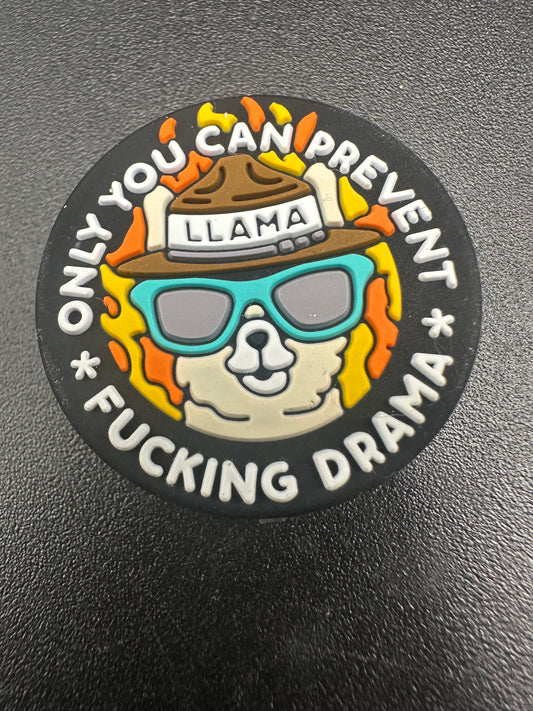 drama llama focal bead