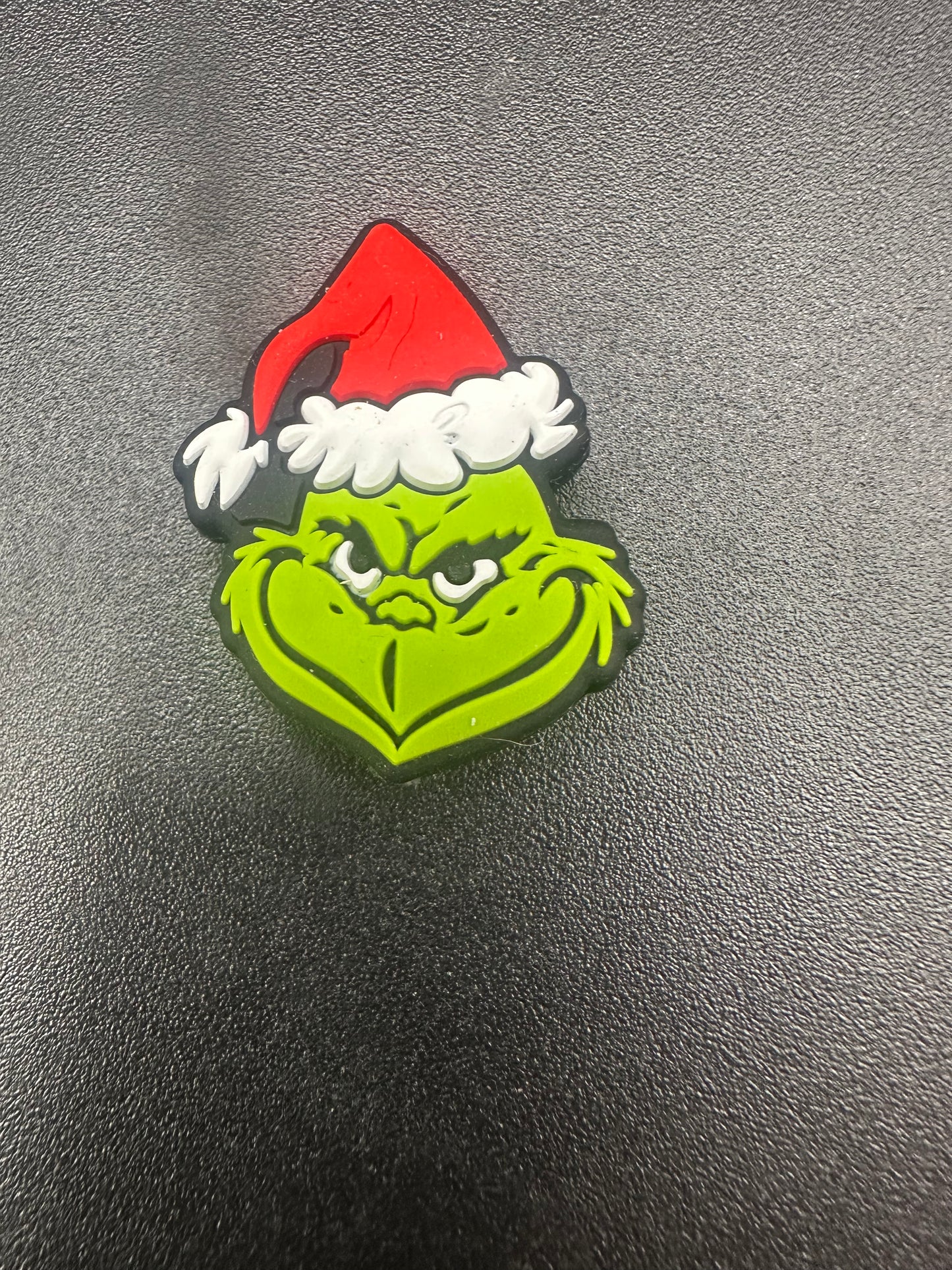 green guy Christmas focal beads