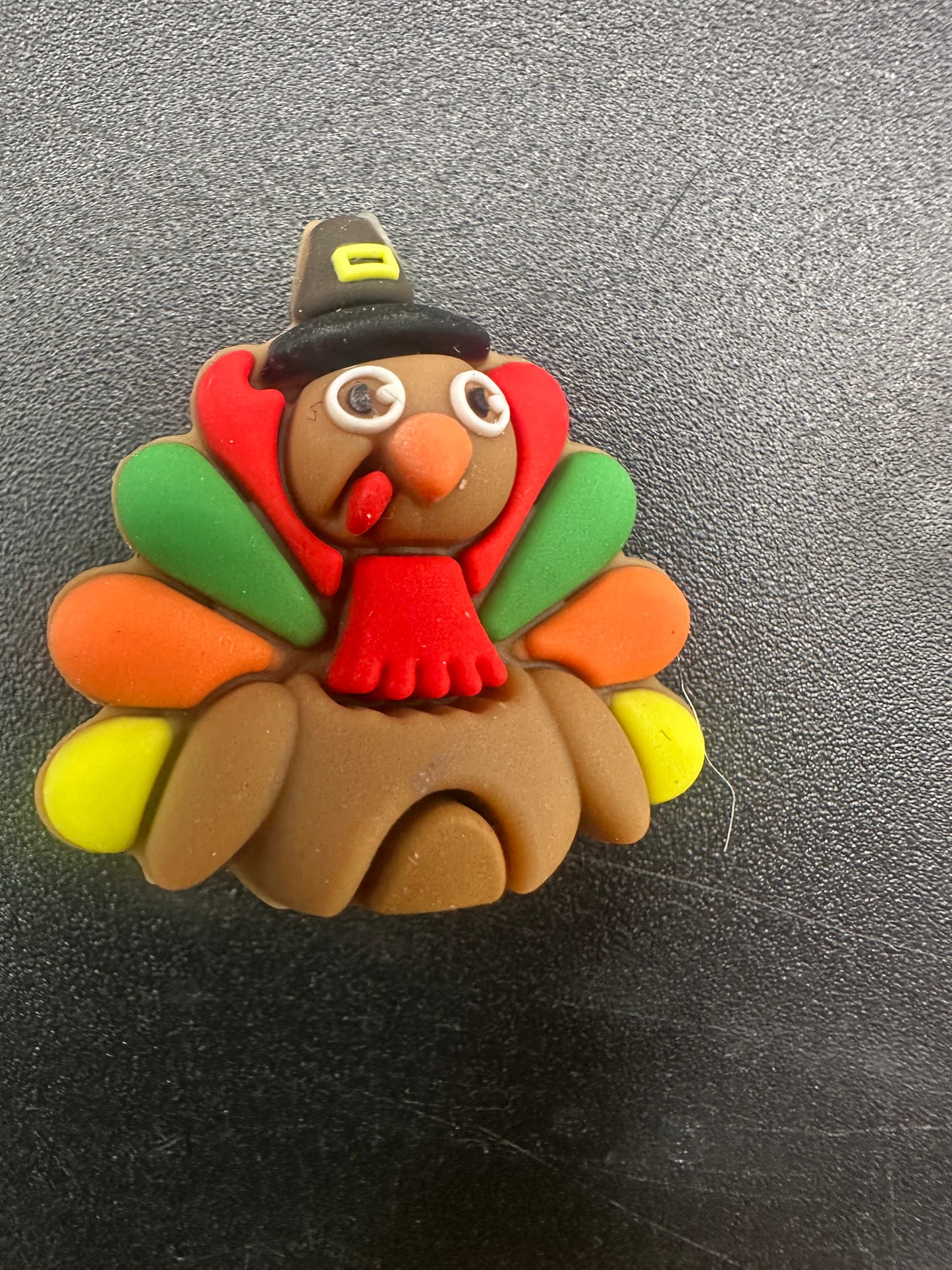 turkey 3d silicone focal bead