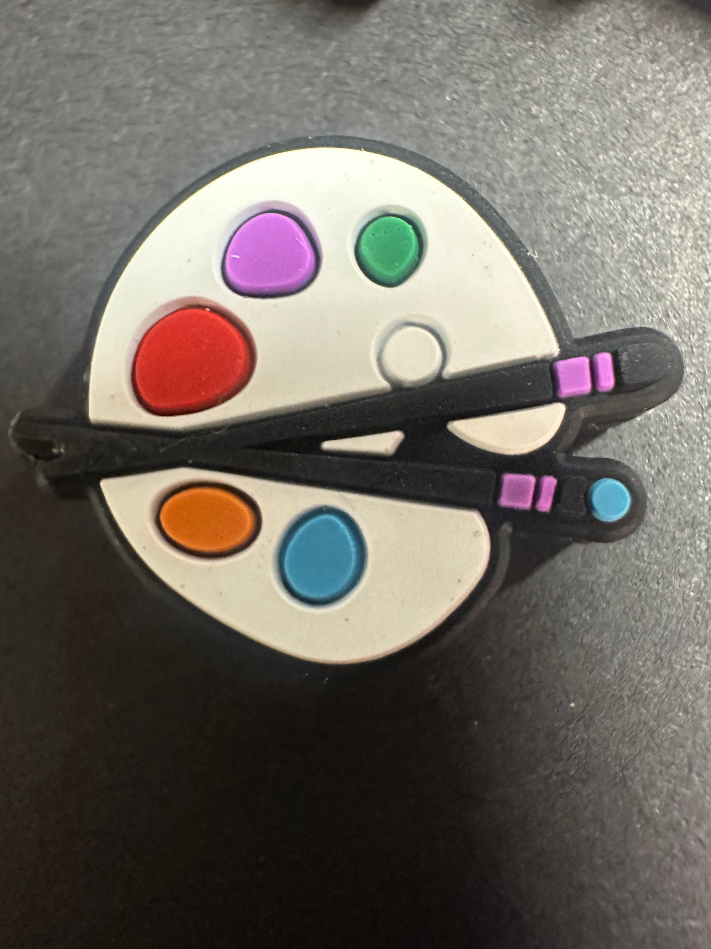 art pallet focal bead