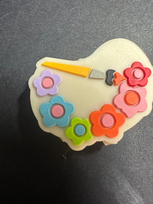 art pallet focal bead