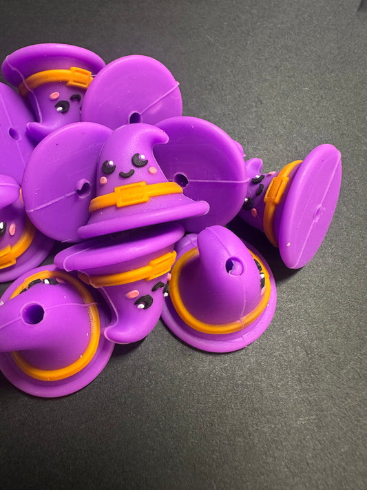 witch hat 3d focal bead