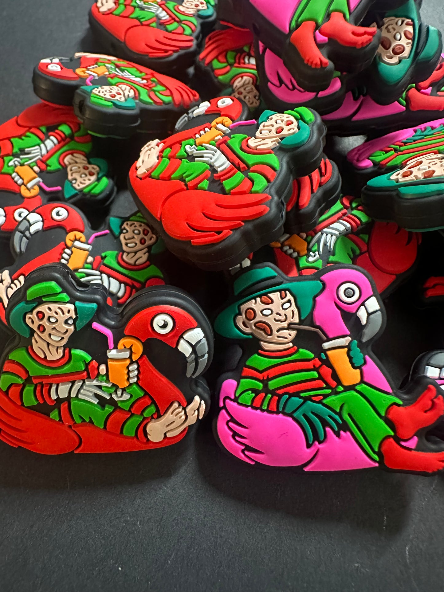 fred silicone focal bead
