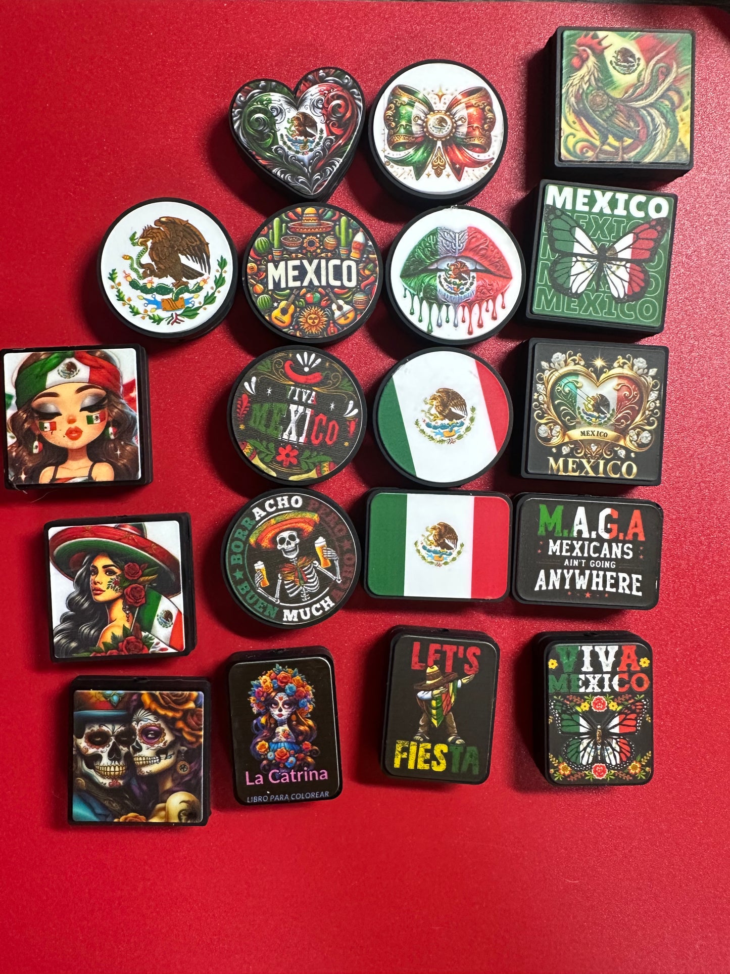 Mexican focal beads