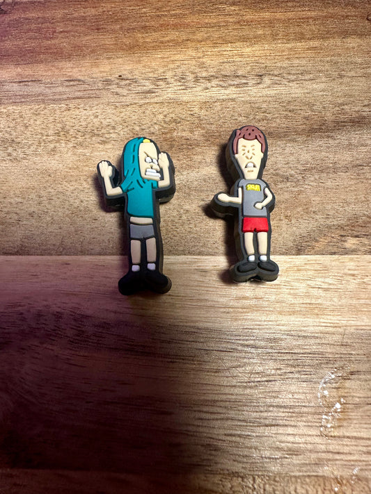 Beavis and Butthead silicone focal beads