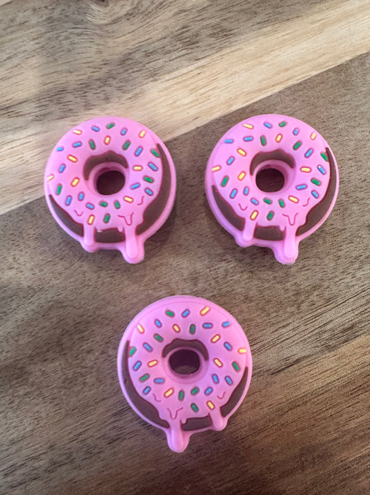 Doughnut silicone focal bead