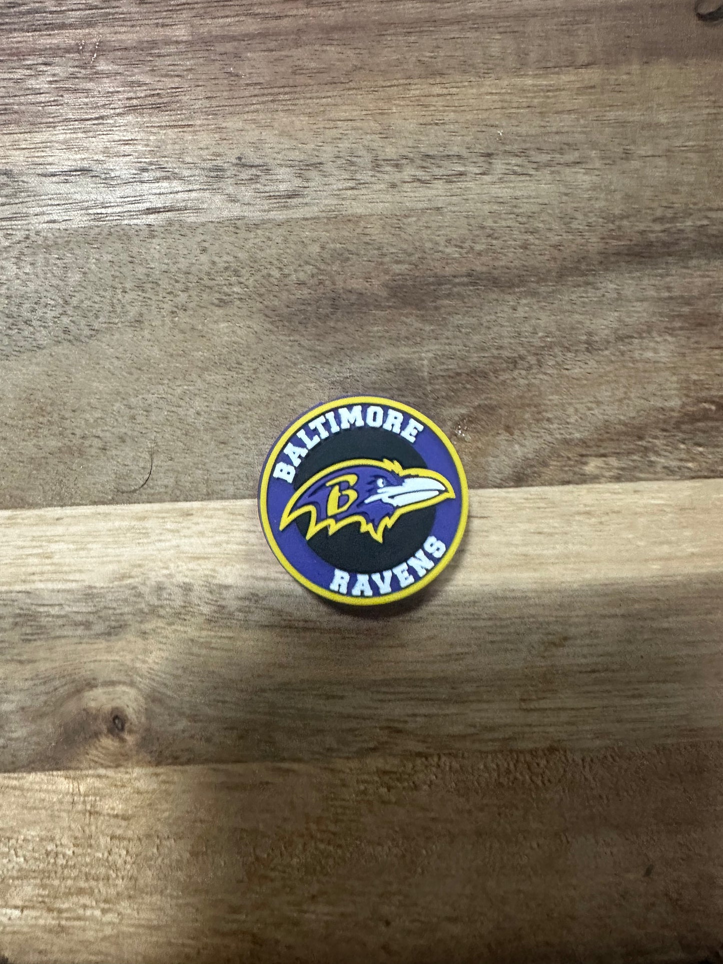 Baltimore Football Silicone Focal Bead