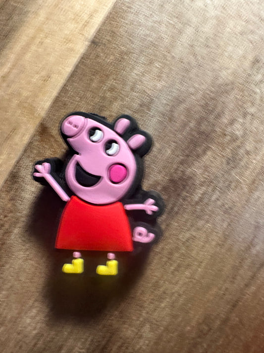 pig silicone focal bead