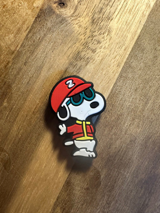 Snoopy Hat silicone focal bead