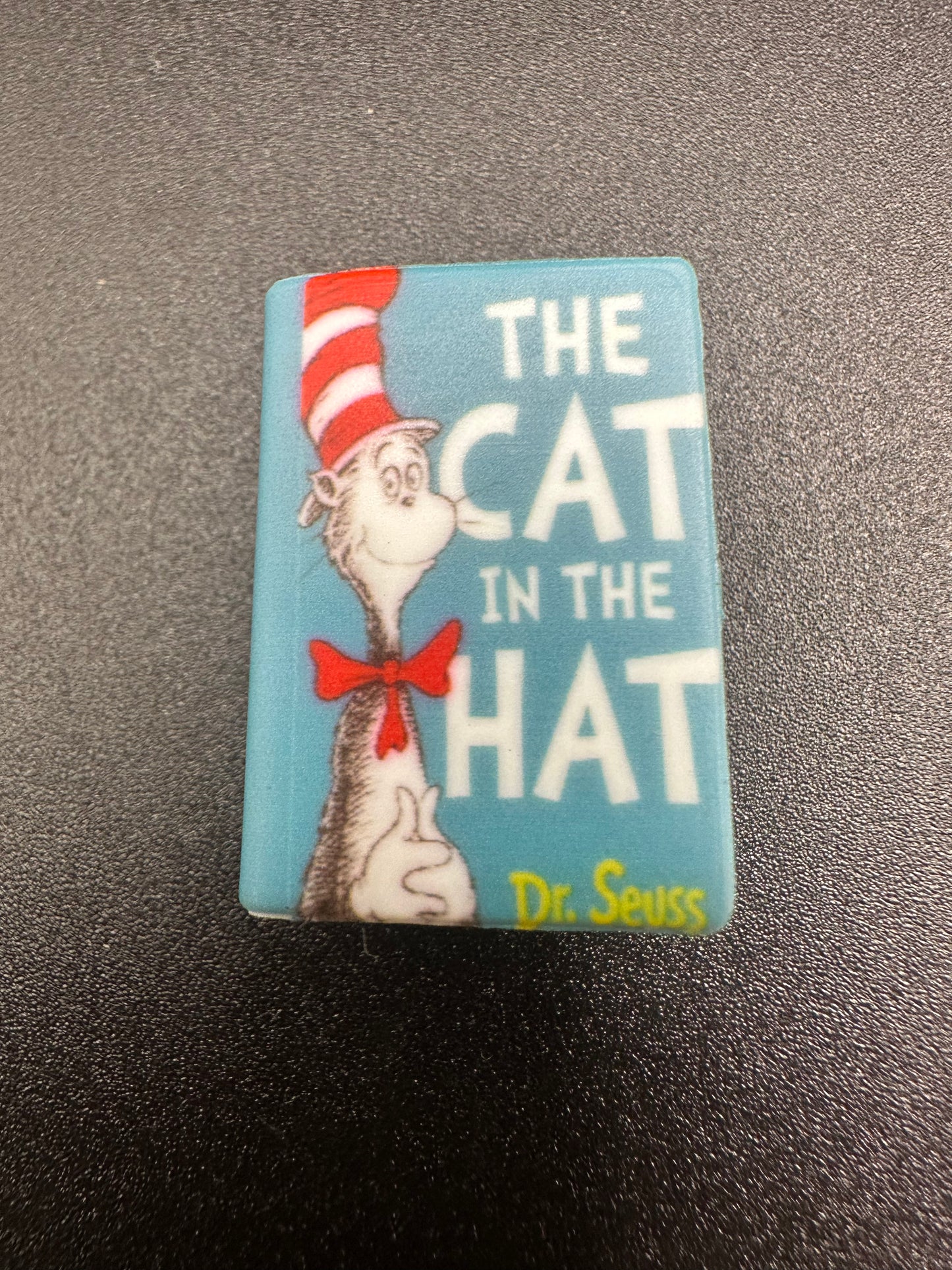 Silicone book focal bead