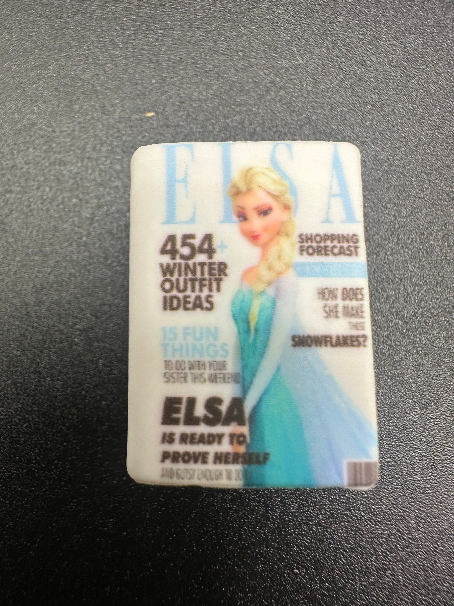 Silicone book focal bead