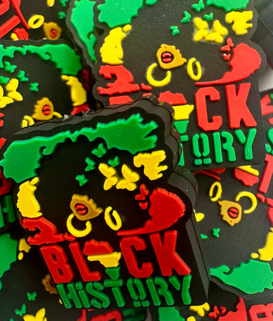 black history focal bead