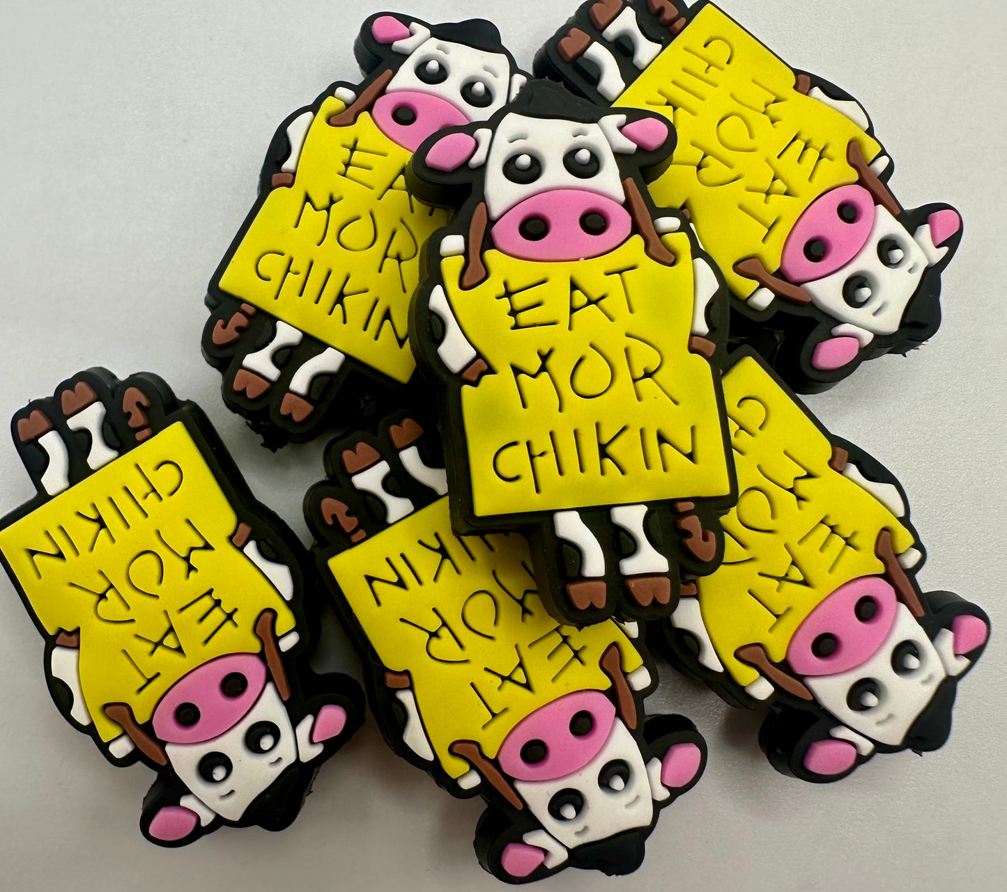 eat more chicken focal bead
