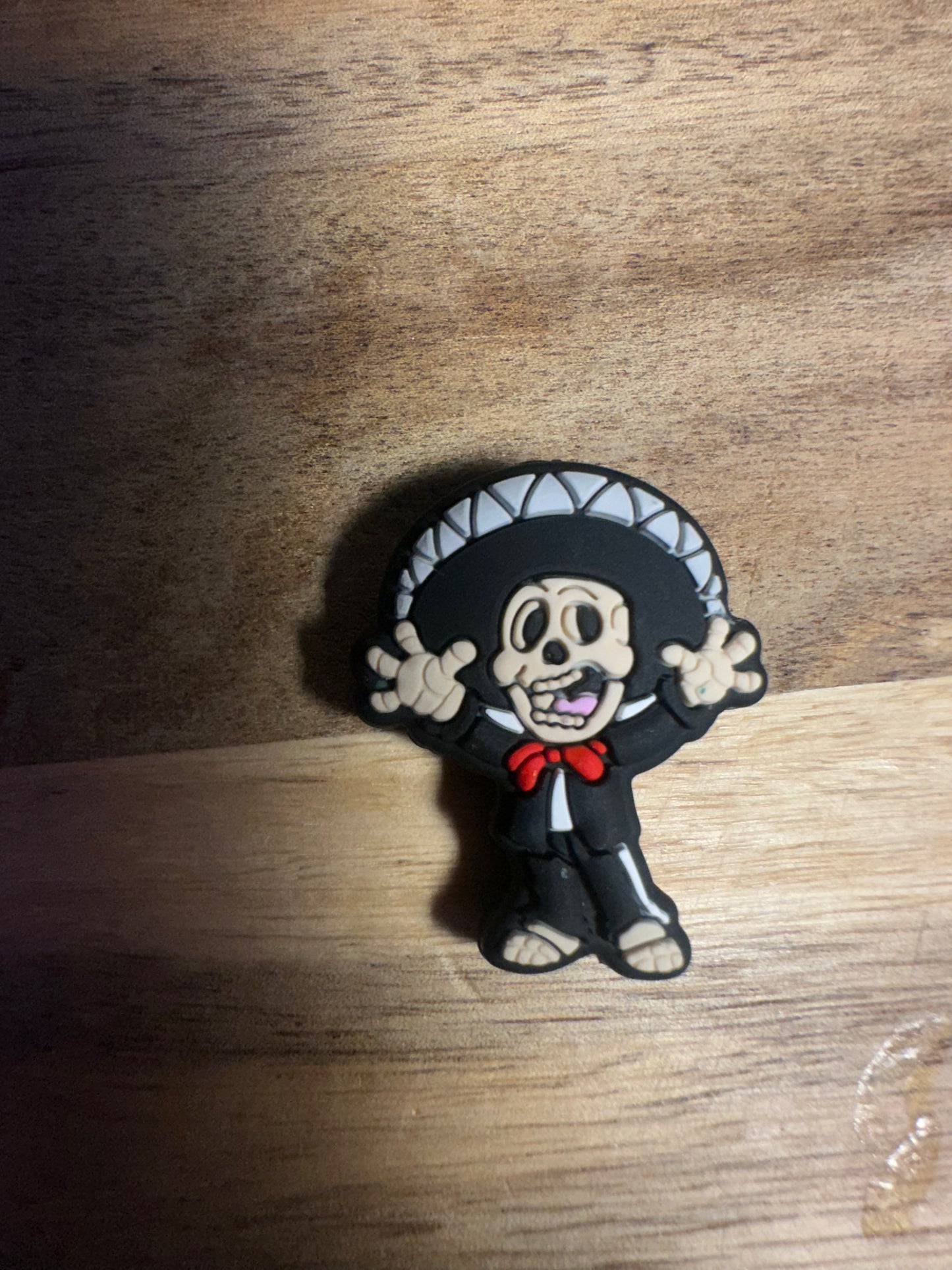 Mariachi skeleton focal bead
