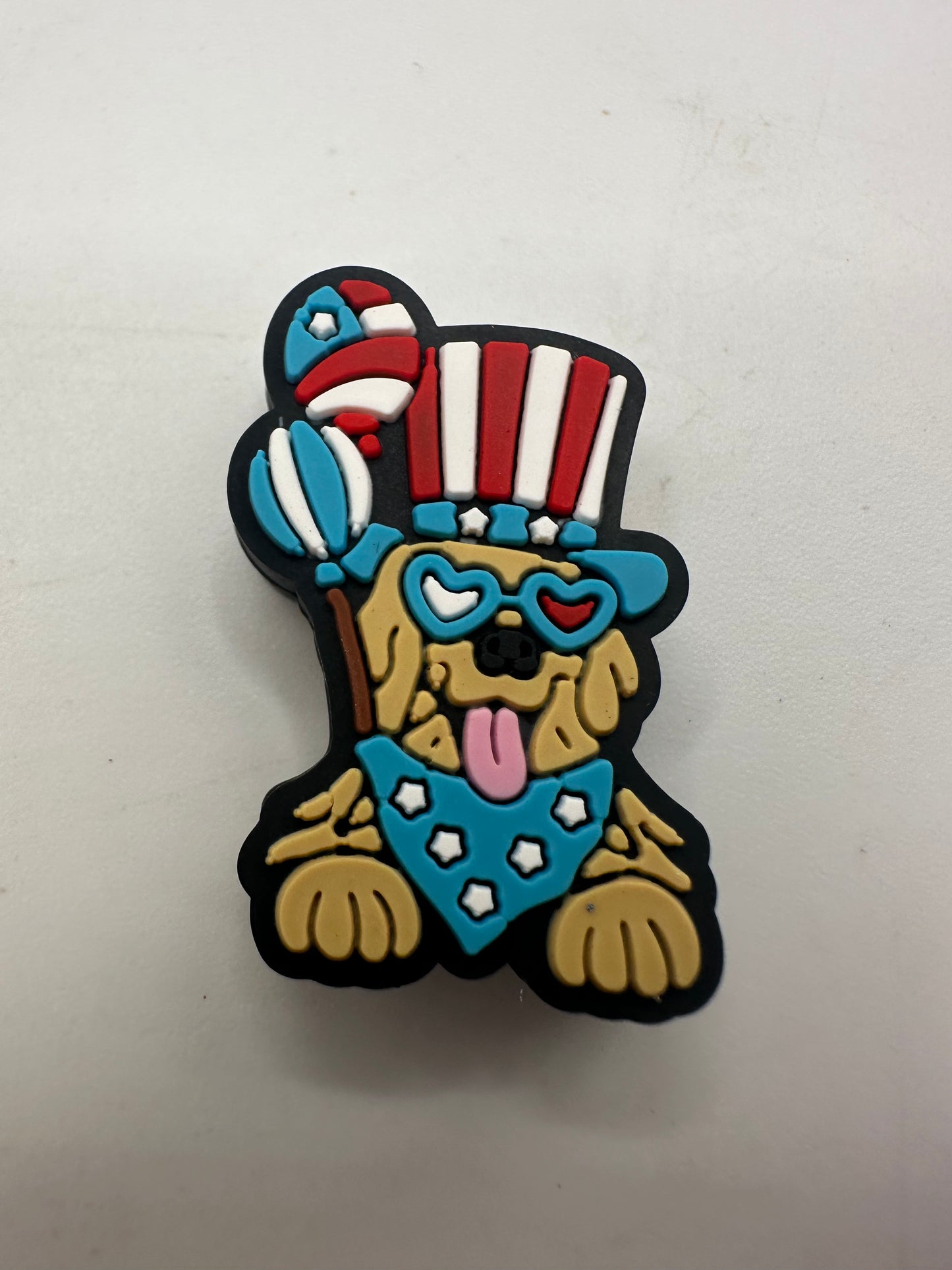 Patriotic, American focal beads