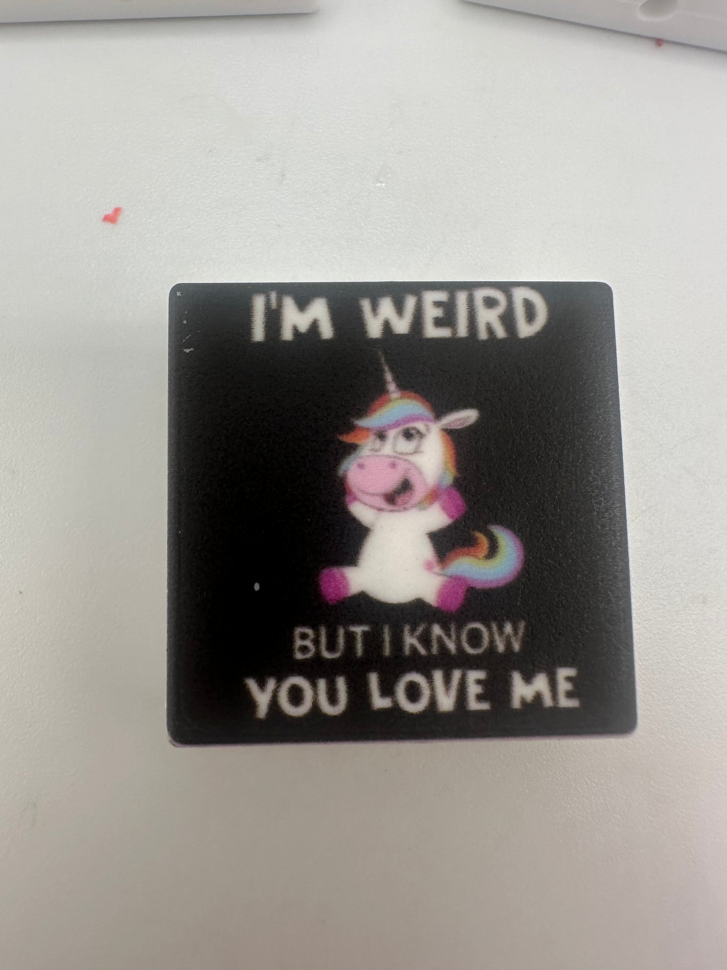 Sarcastic unicorn focal beads