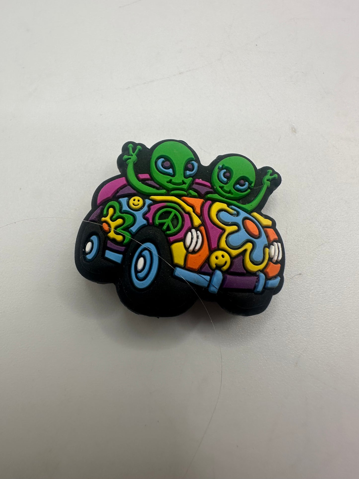 Rainbow focal beads