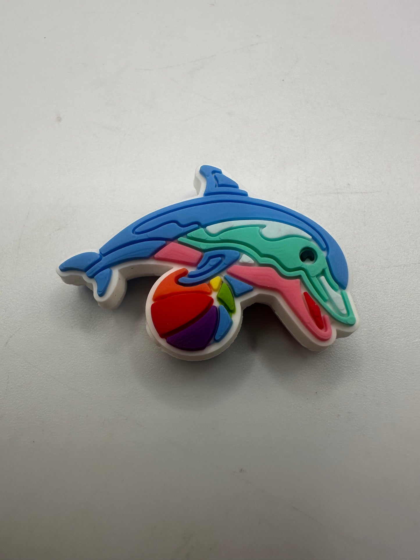 Rainbow focal beads